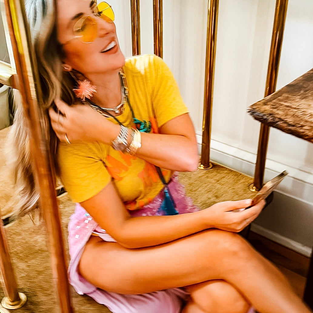 Mini Pink Bubblegum Pom Pom Earrings