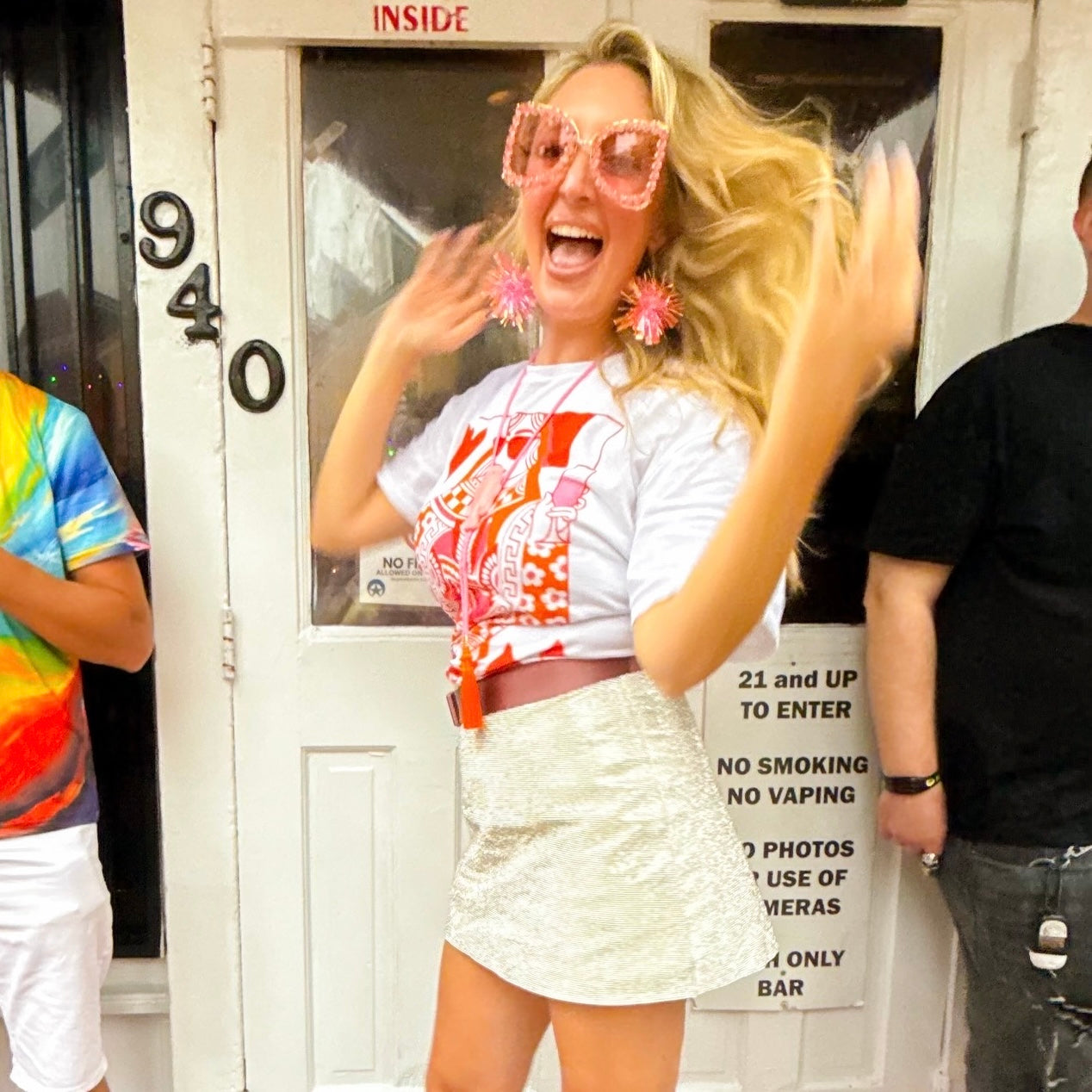Mini Pink Bubblegum Pom Pom Earrings