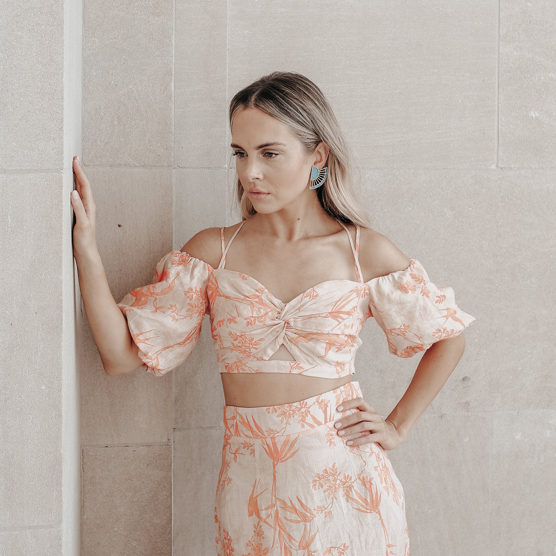 Icaria Statement Earrings Black