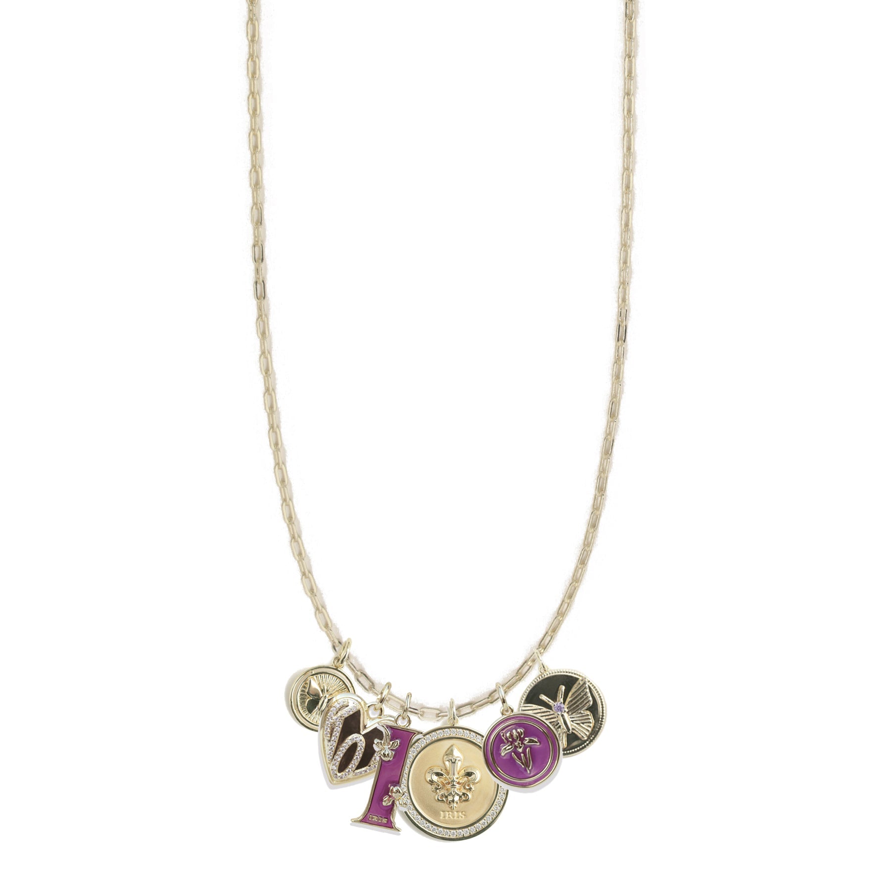 Custom Iris Long Claiborne Necklace - Prices from 718.00 to 906.00