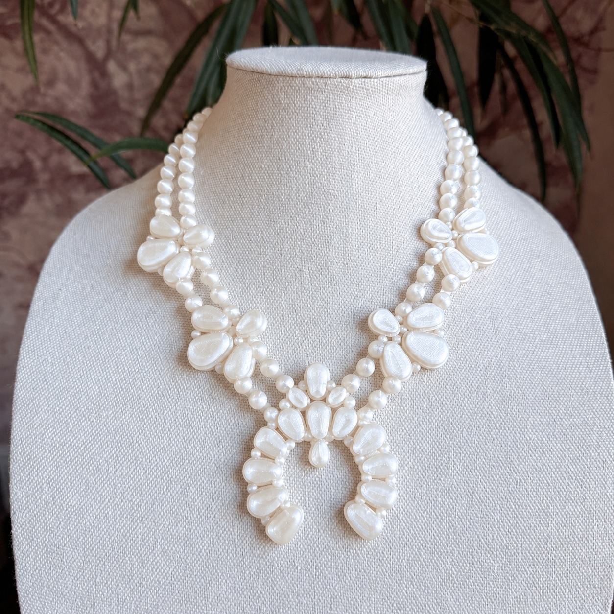 Night Bloom Necklace in Pearl