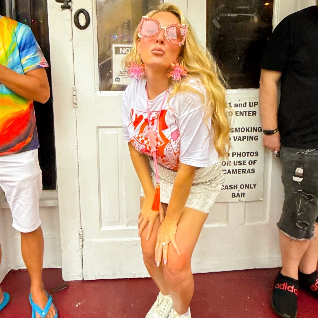 Glitterati Butterfly Rhinestone Sunglasses