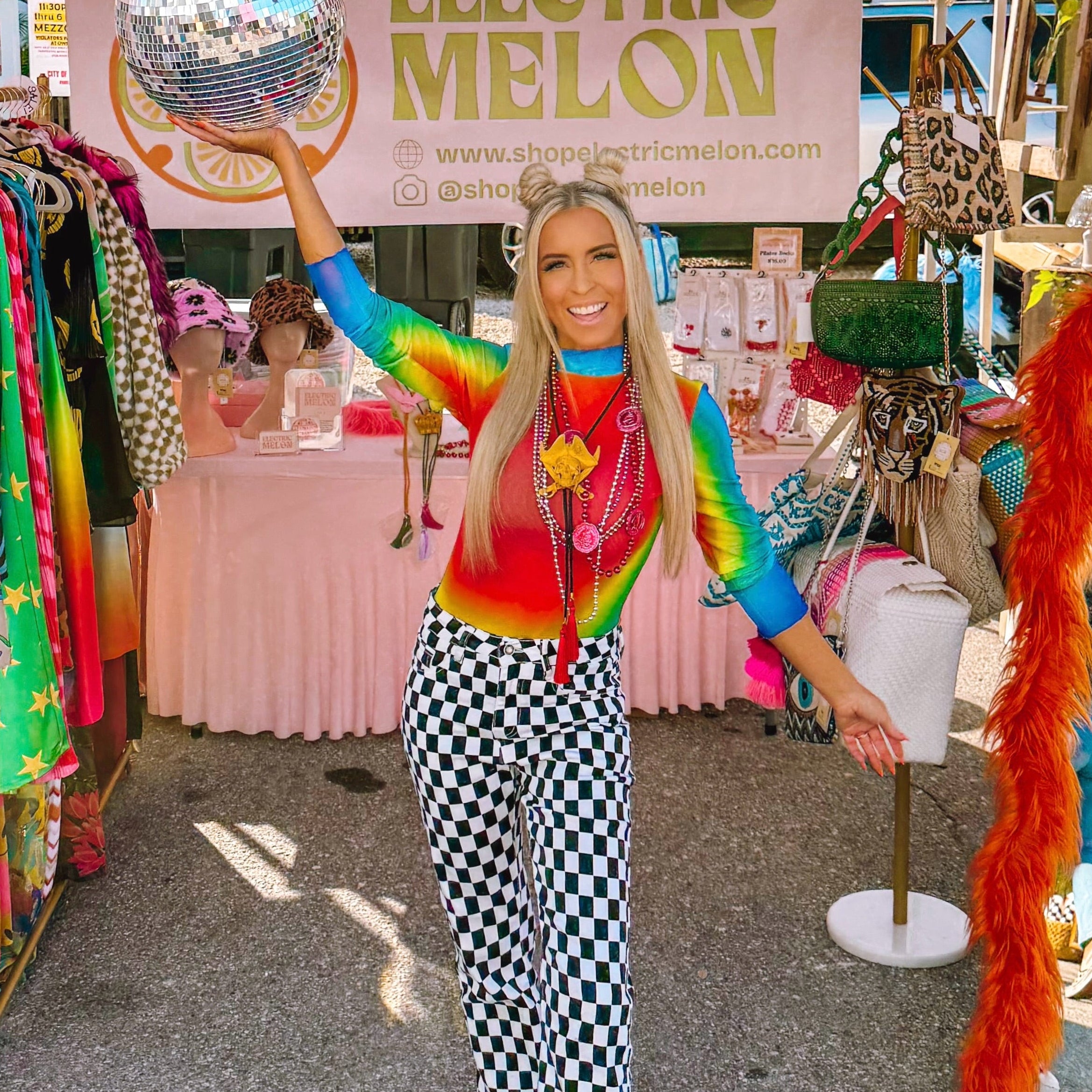 Pirate Bolo Gold with Black & Red