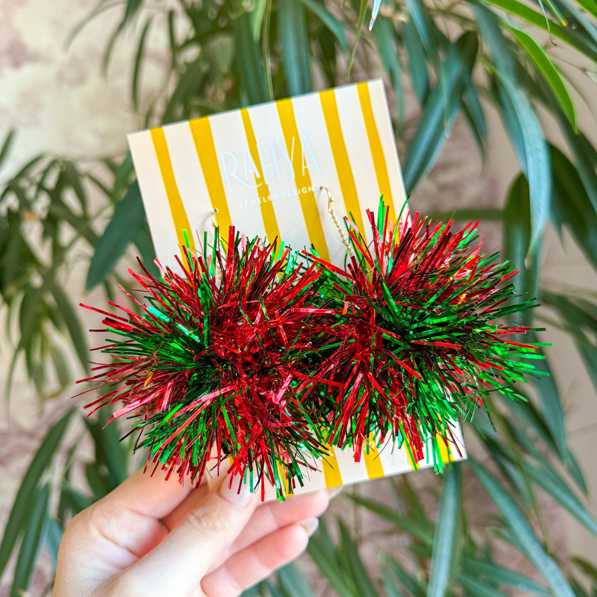 Christmas Ho Ho Hoe Pom Pom Earrings