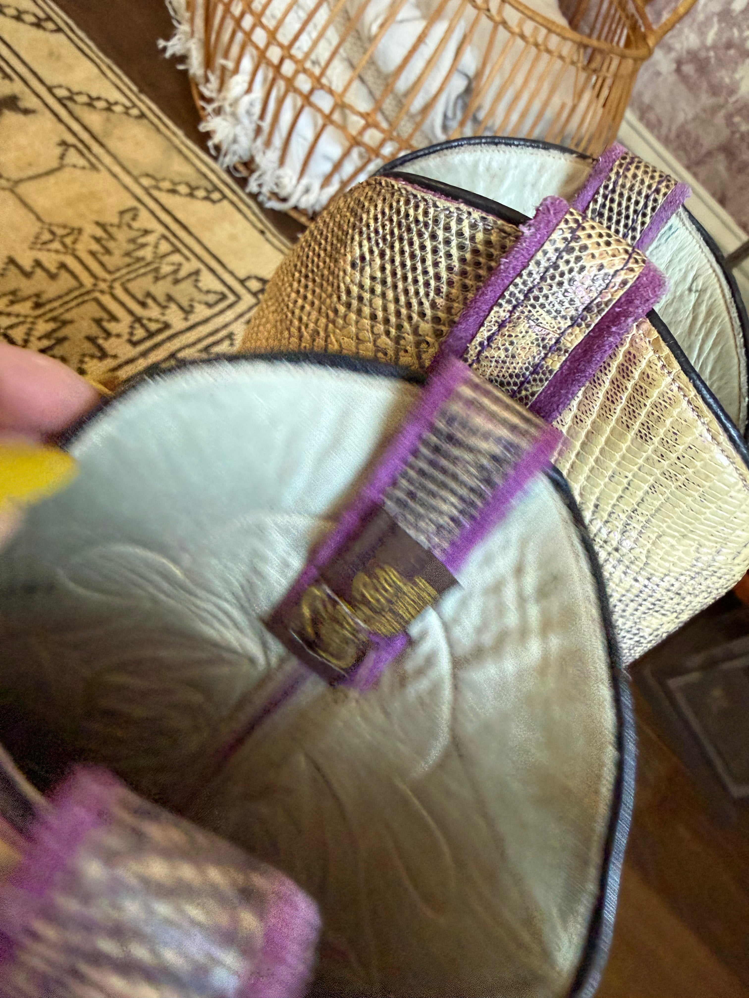 Vintage Cutter Bills Snake Skin Cowboy Boots 7.5