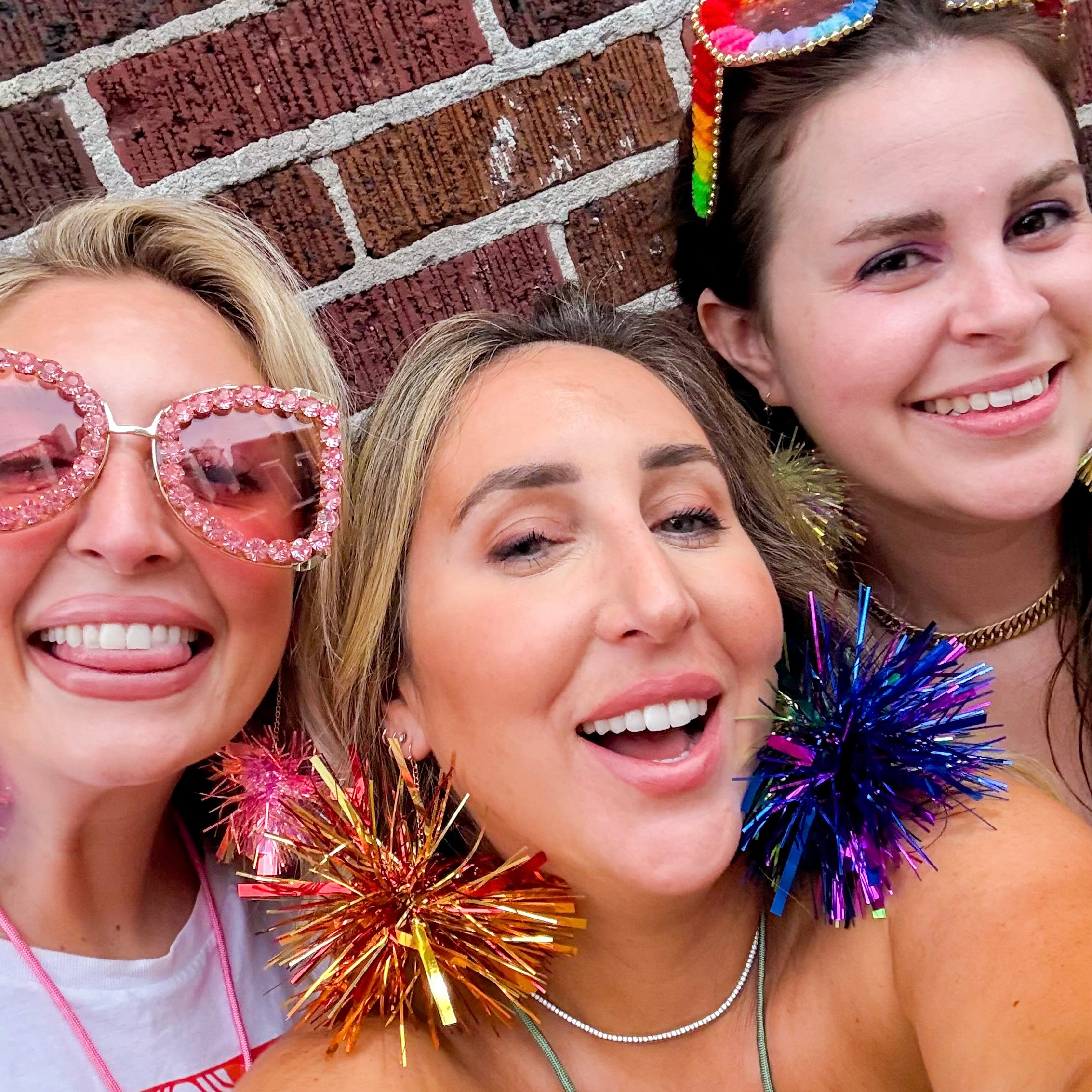 Glitterati Butterfly Rhinestone Sunglasses