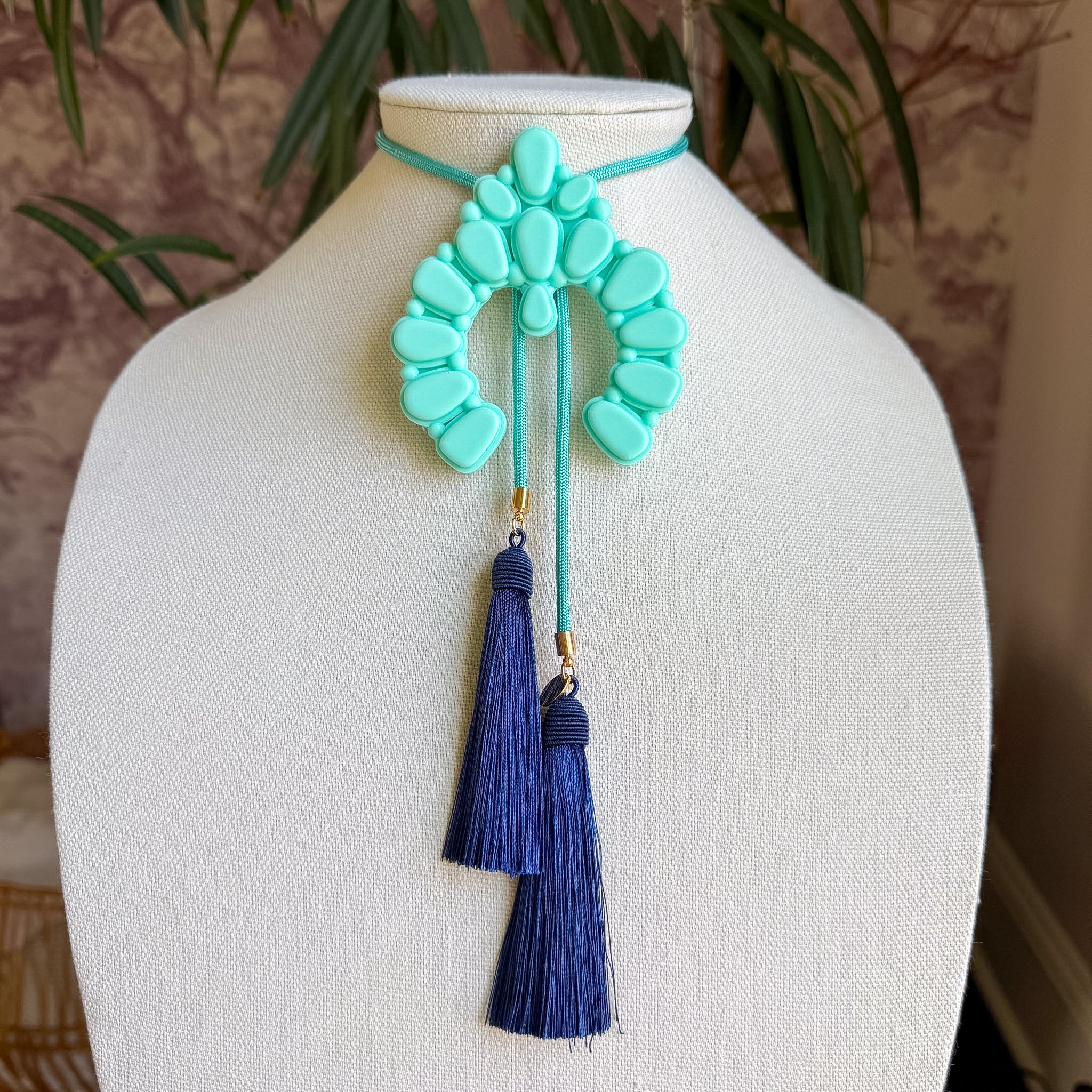 Naja Bolo Turquoise with Turquoise & Navy