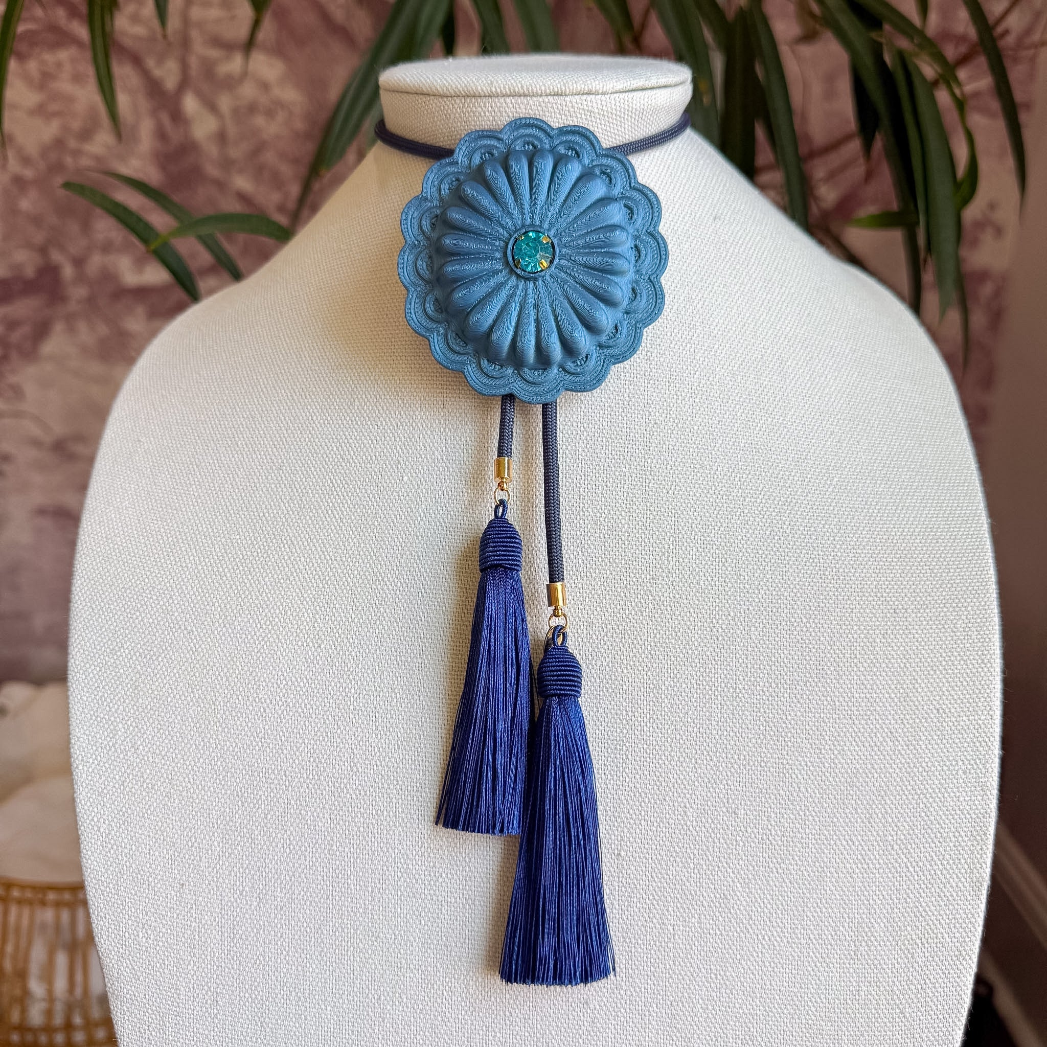 Concho Bolo Strom Blue with Storm Blue & Navy