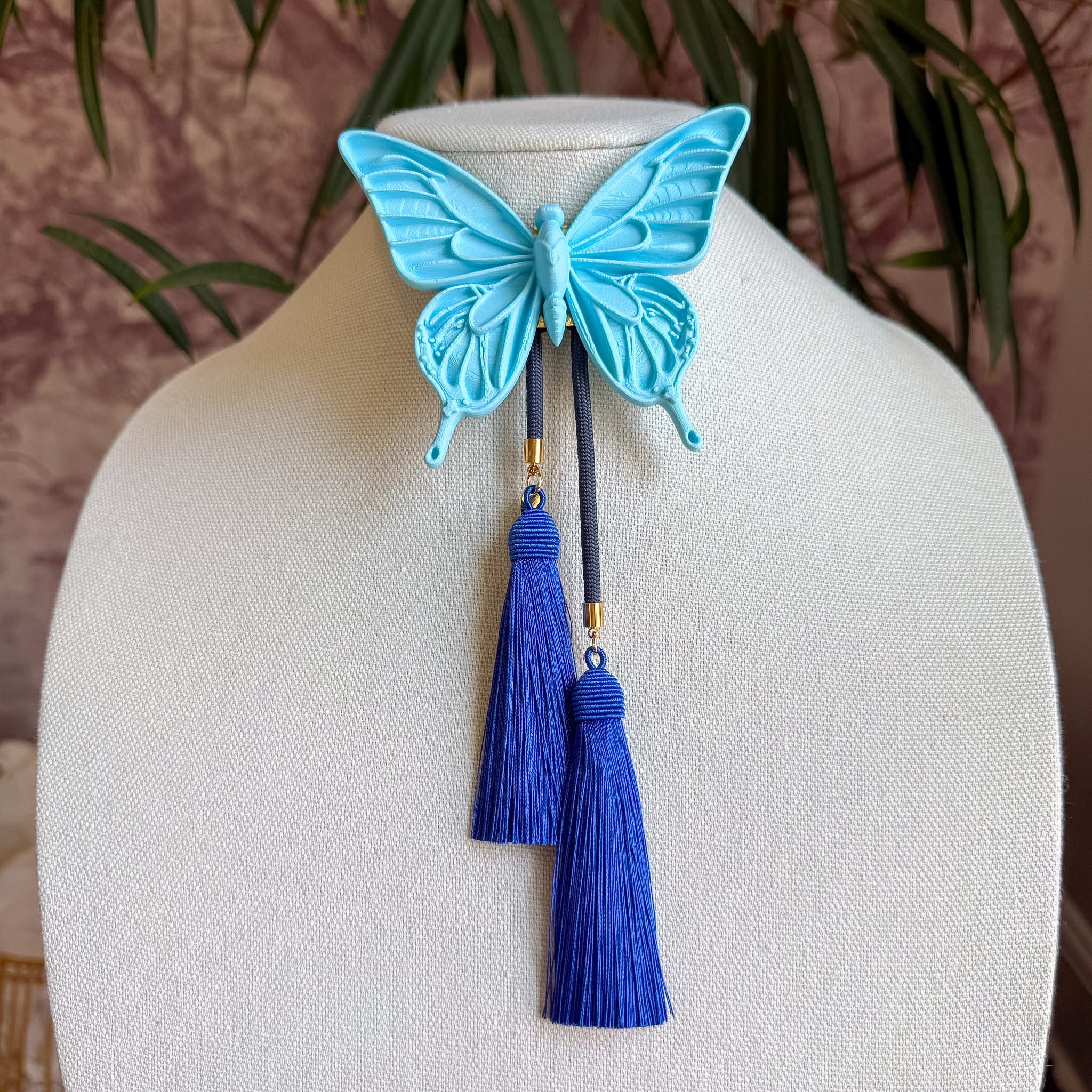 Butterfly Bolo Baby Blue with Storm Blue & Royal Blue