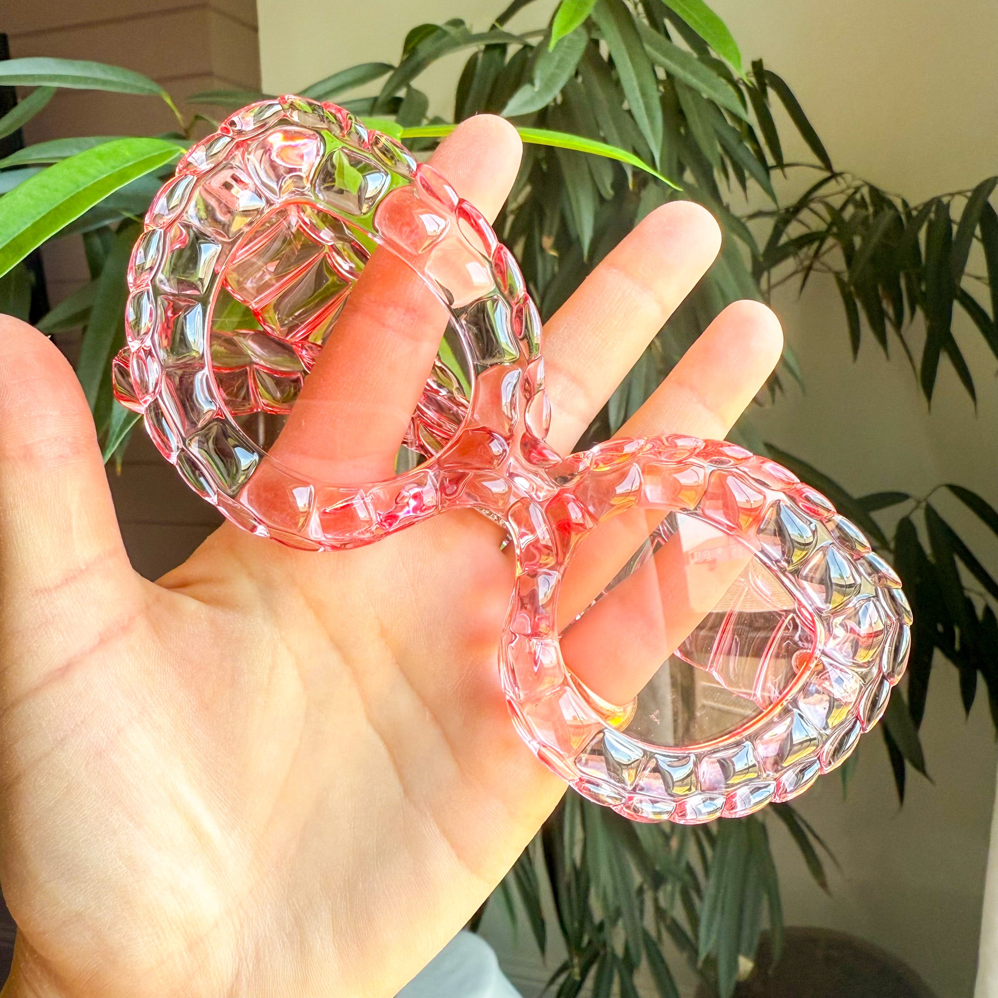 Alligator Skin Pink Sunglasses