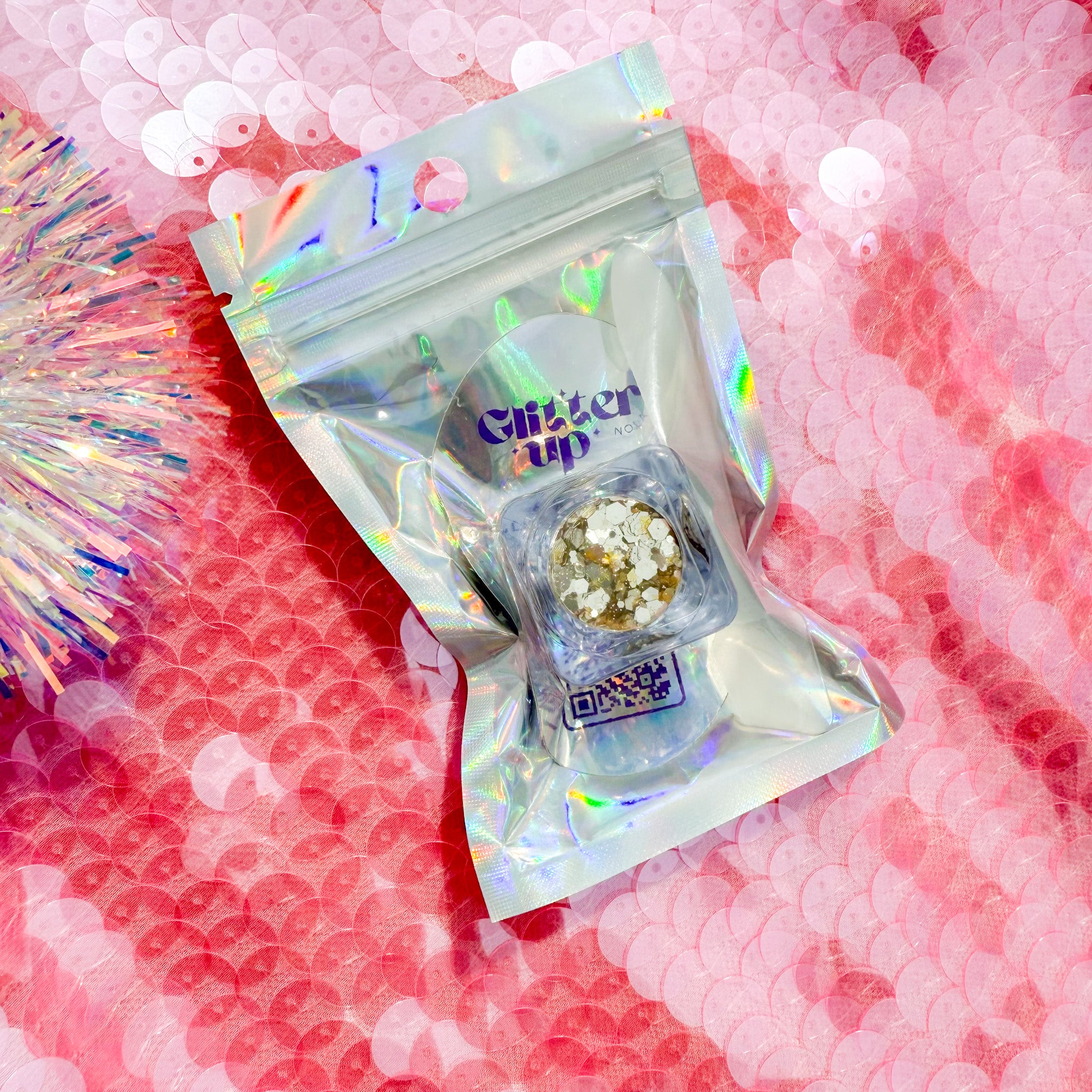 Glitter Up Champagne Gold & Stars Face Glitter