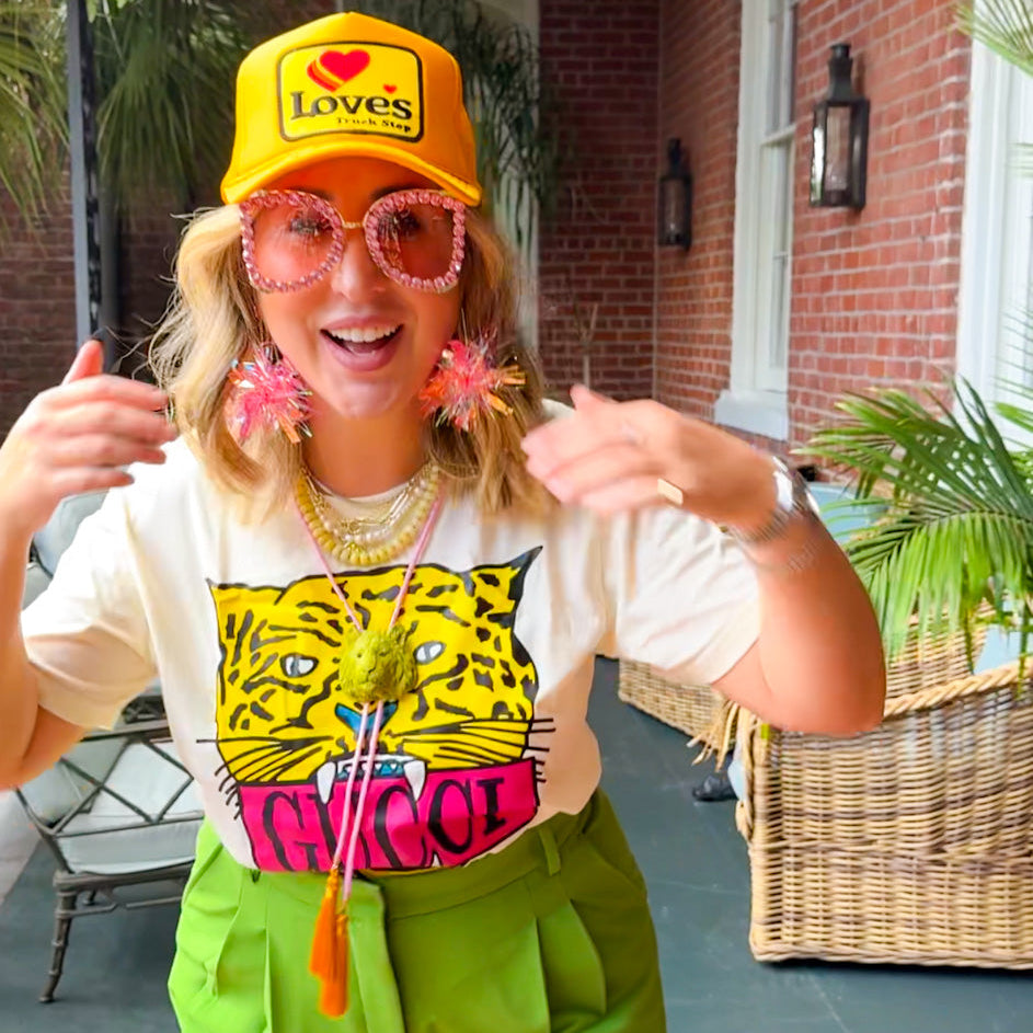 Love's Truck Stop Yellow Trucker Hat