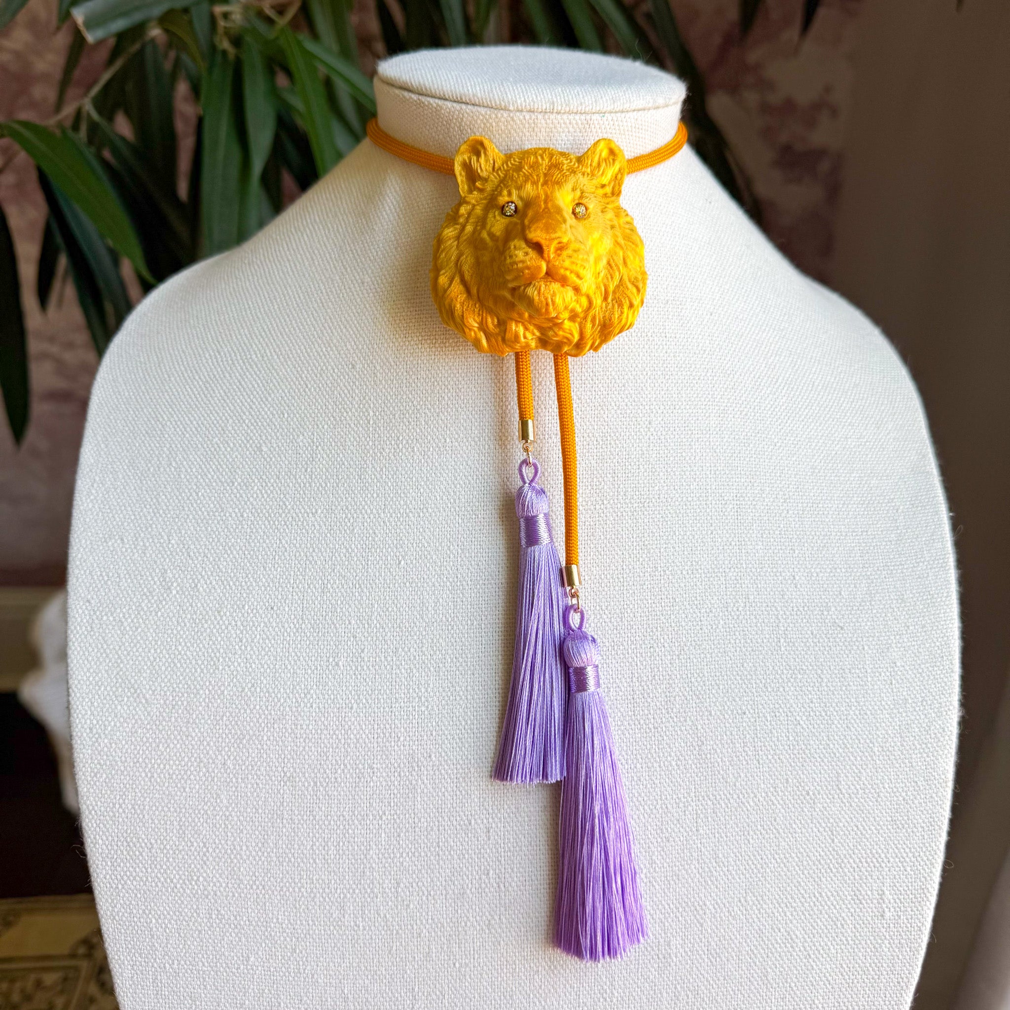 Tiger Bolo Gold with Golden Yellow & Lavender