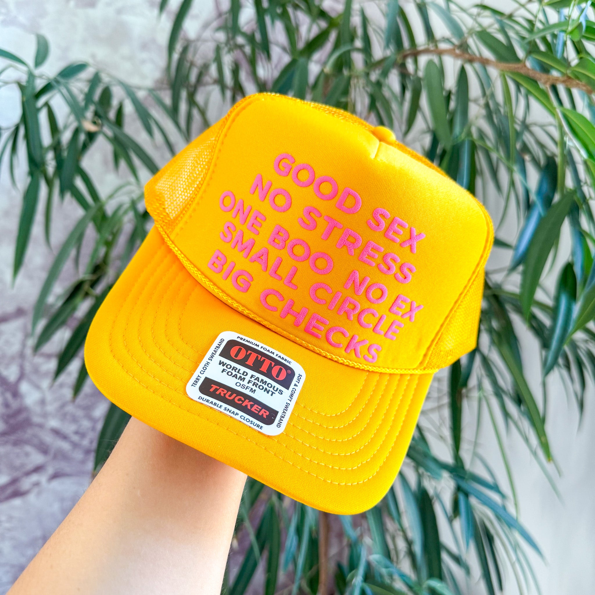 Personal Anthem Golden Yellow Trucker Hat