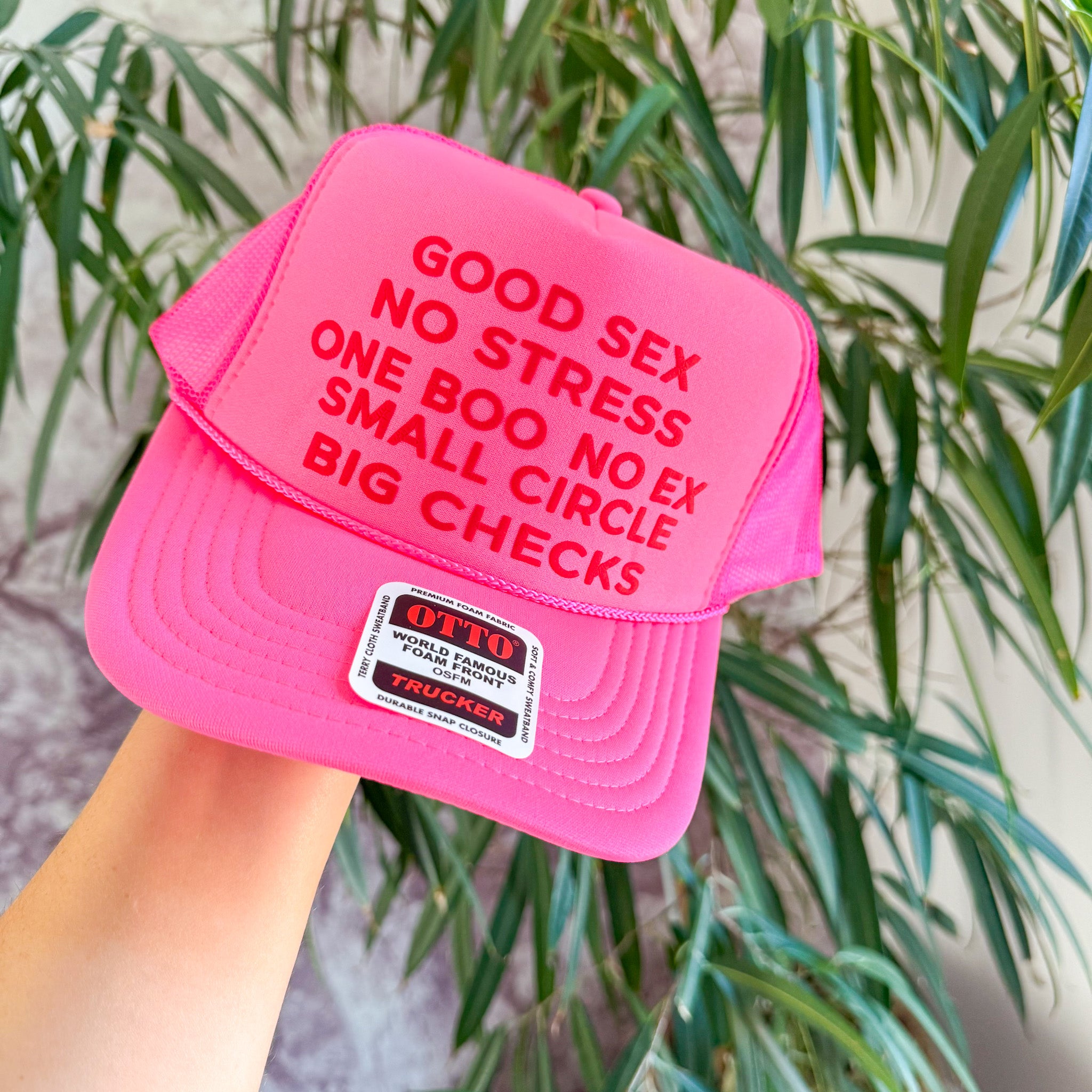 Personal Anthem Neon Pink Trucker Hat