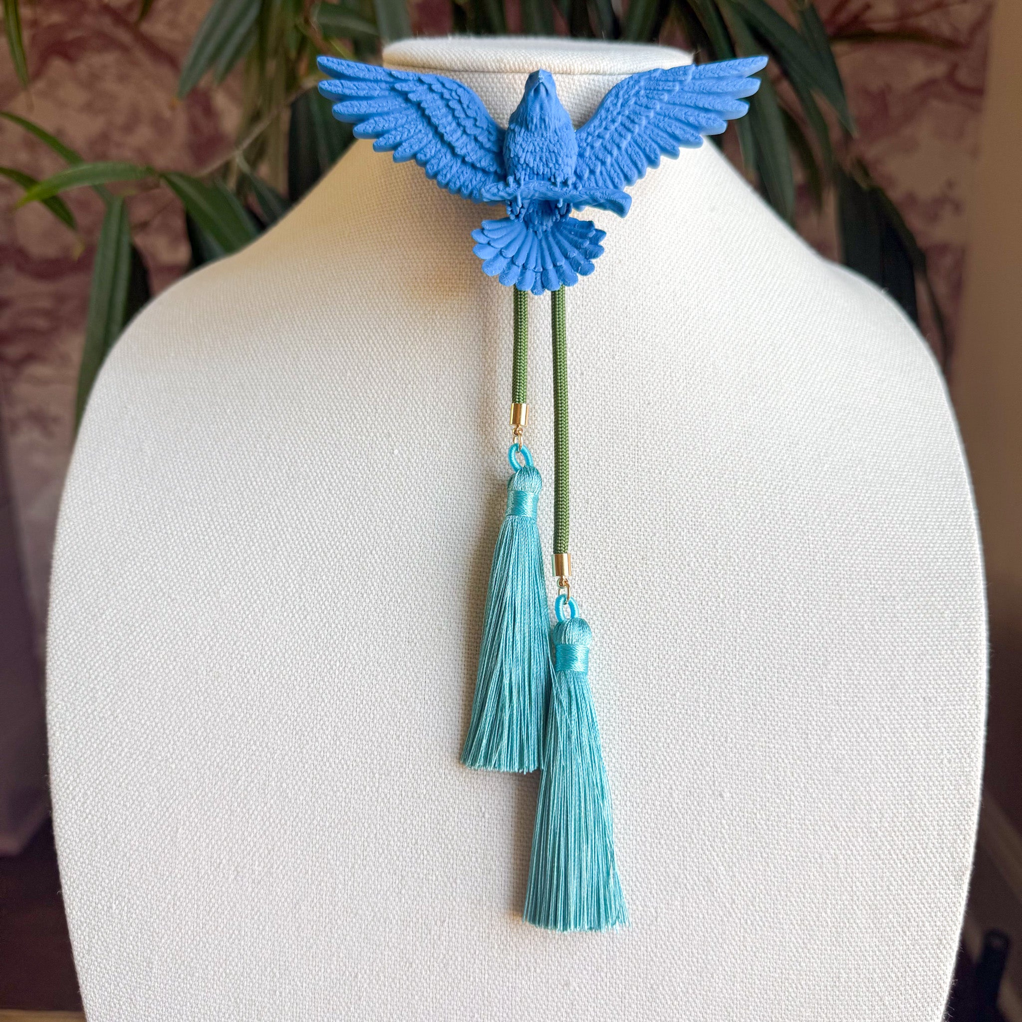 Eagle Bolo Ocean Blue with Olive & Lagoon Blue