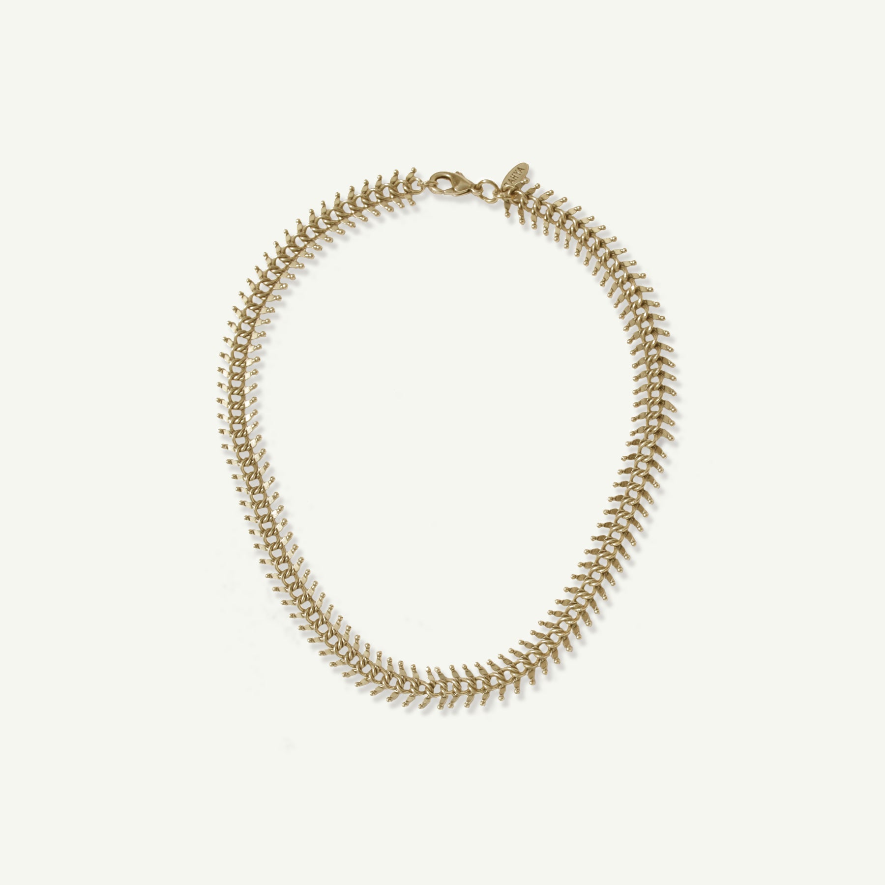 Lynn Choker Chain Antique Gold 14"