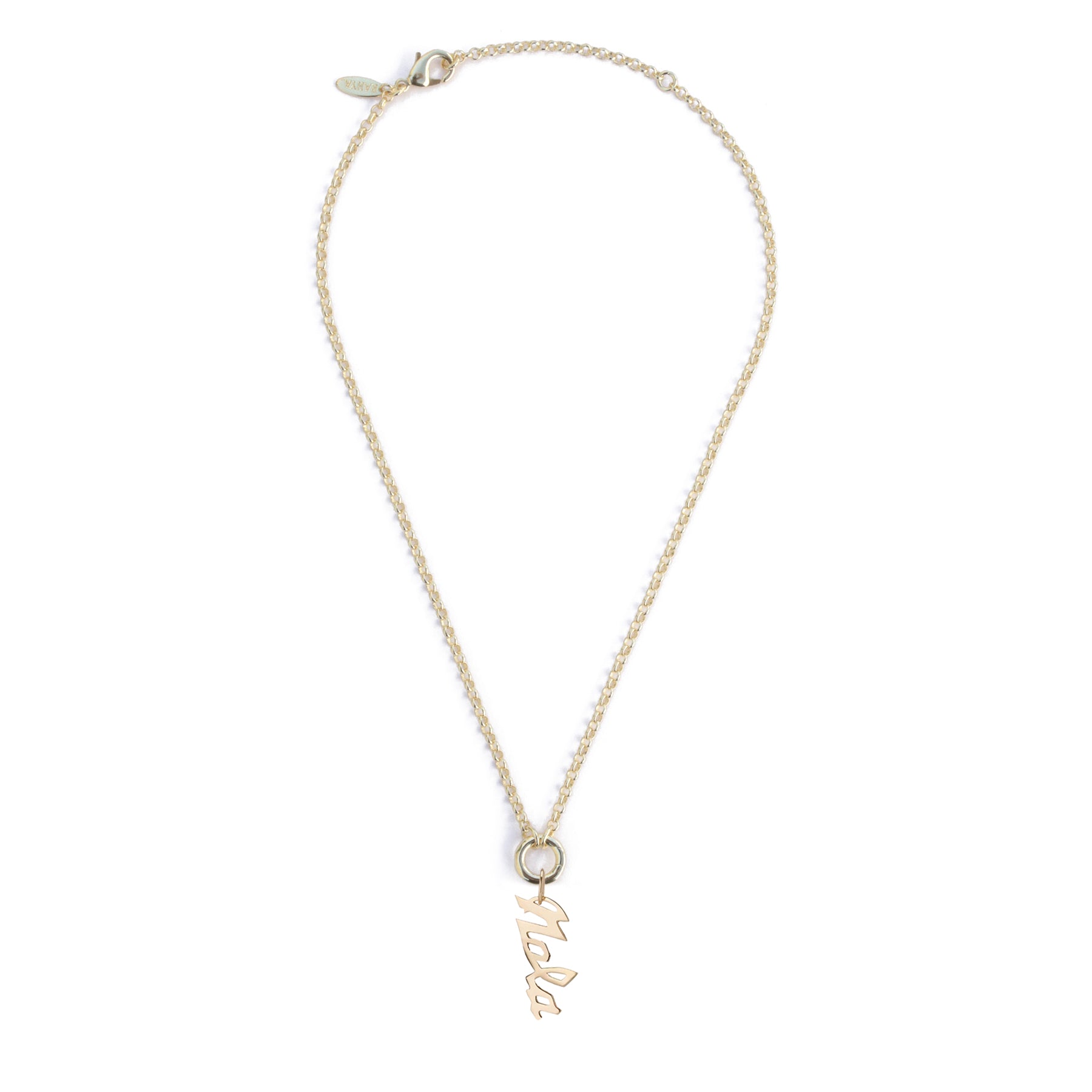 NOLA Script Charm Necklace