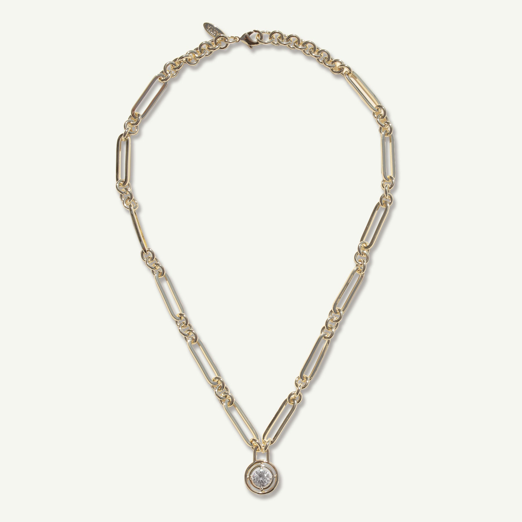 Ruth Solitaire Chain Necklace