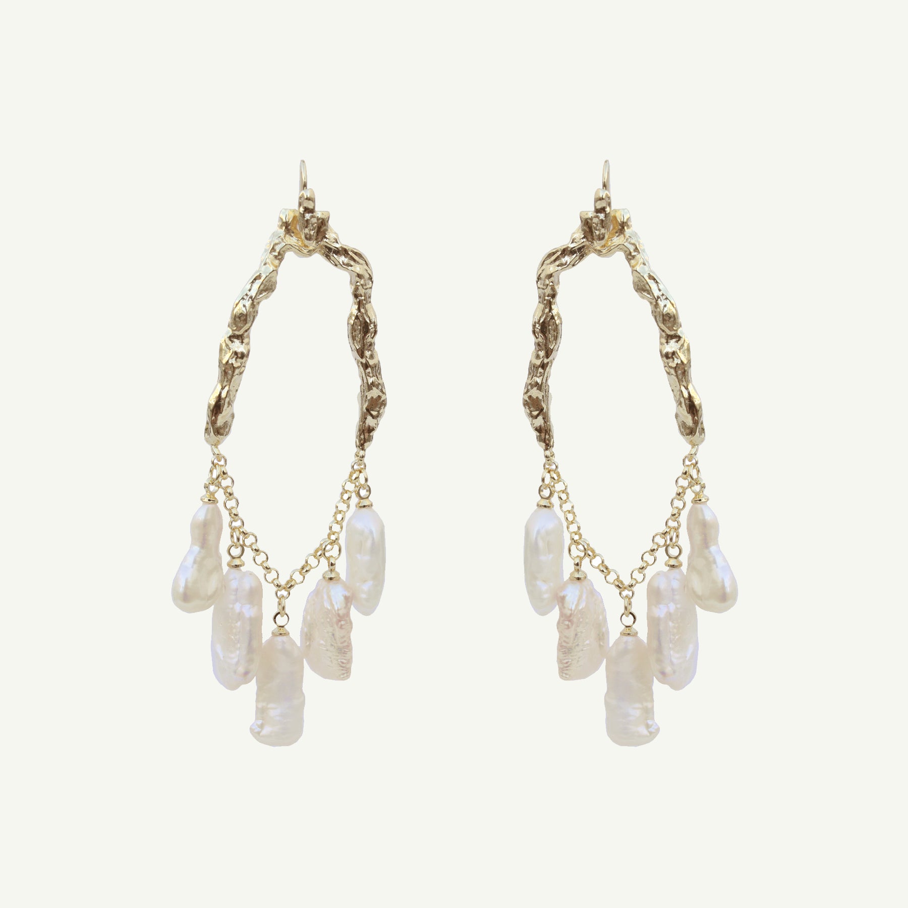 Selene Pearl Earrings Large