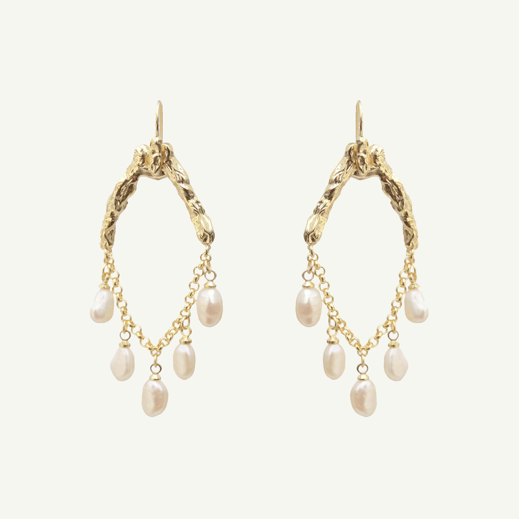Selene Pearl Earrings Small