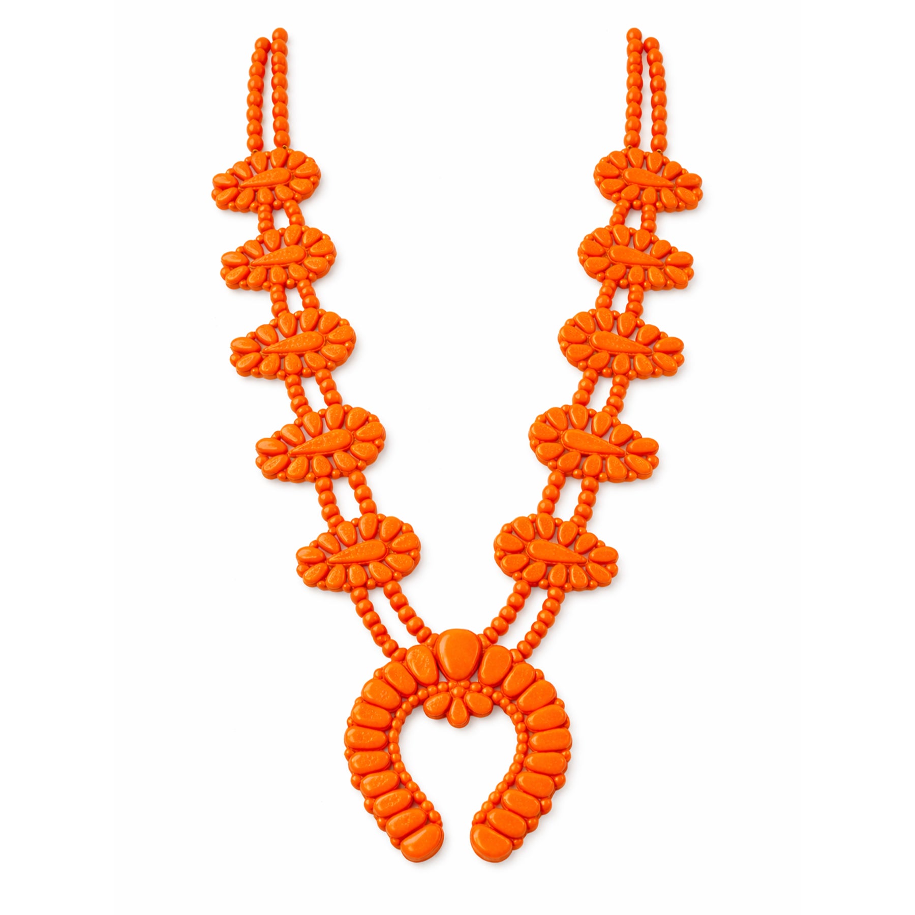 Desert Bloom Squash Blossom Necklace