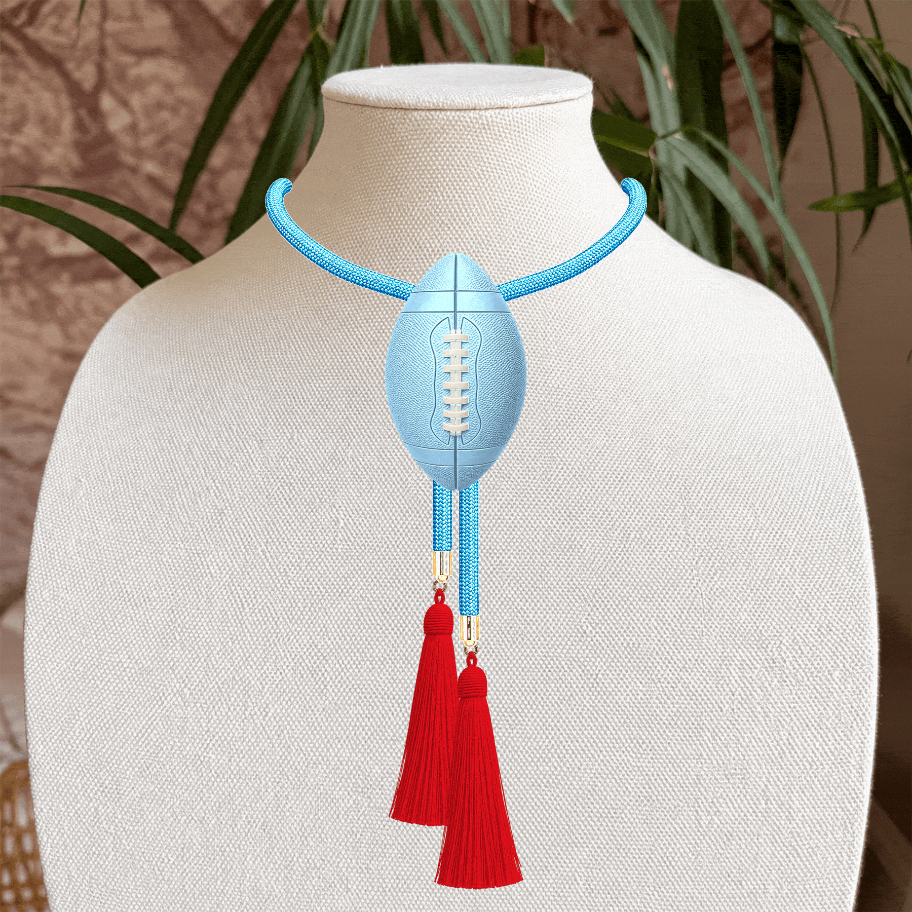 Customized Team Colors Football Bolo