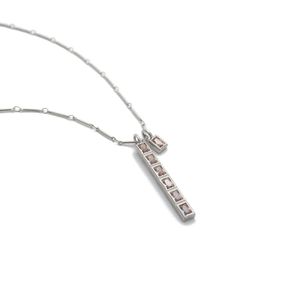 Lenox Charm Necklace in Silver