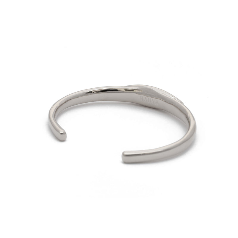Sage Cuff Bracelet in Silver