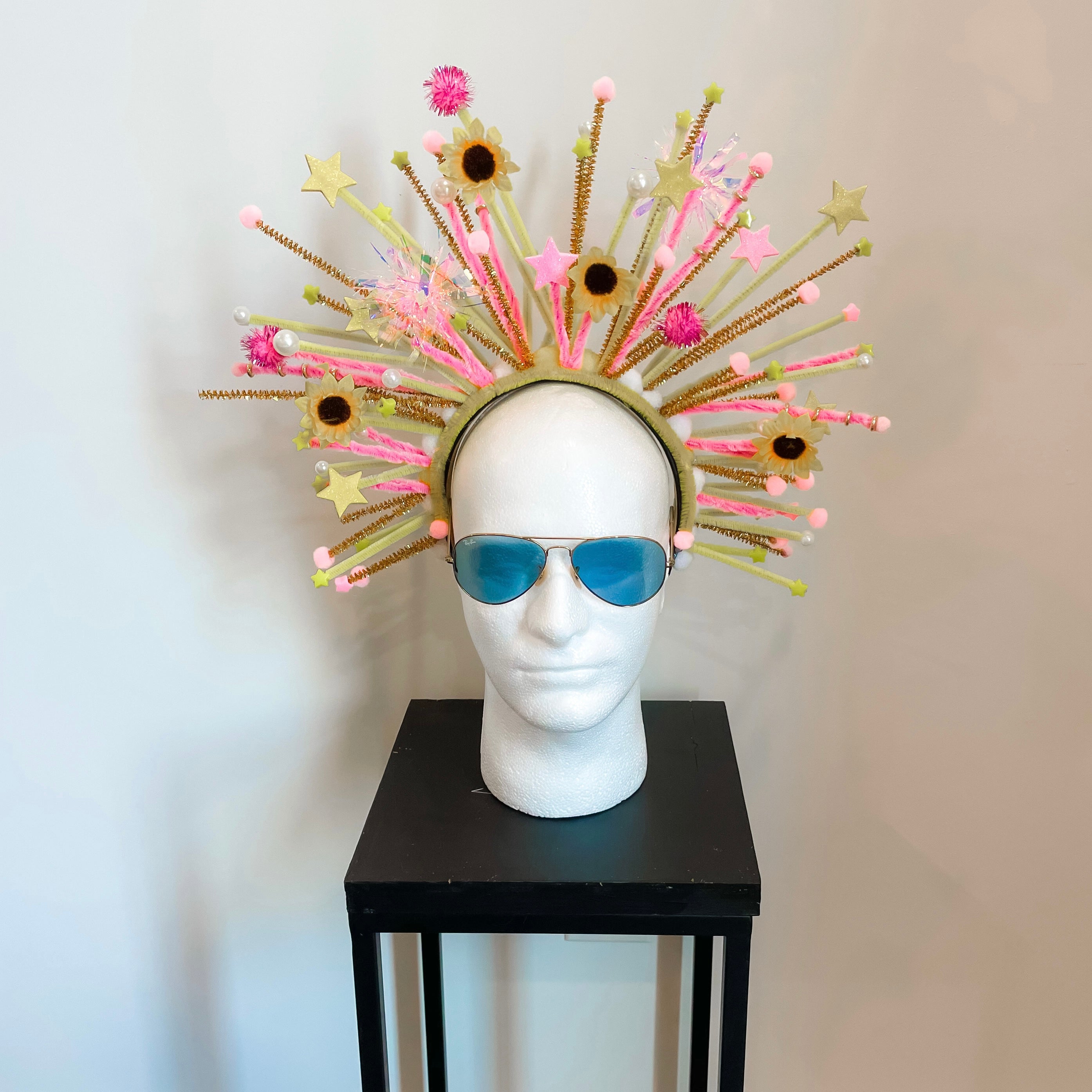 Sunflower Meringue Crown