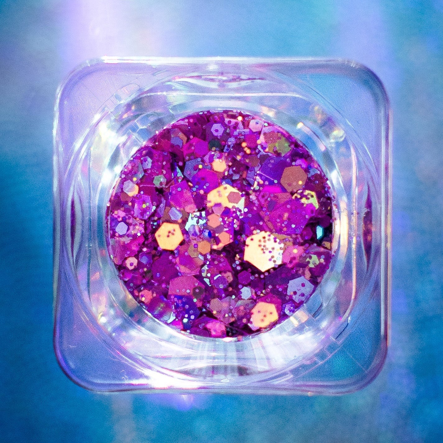 Glitter Up Iris Purple Face Glitter