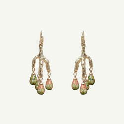 Delia Unakite Jasper Earrings