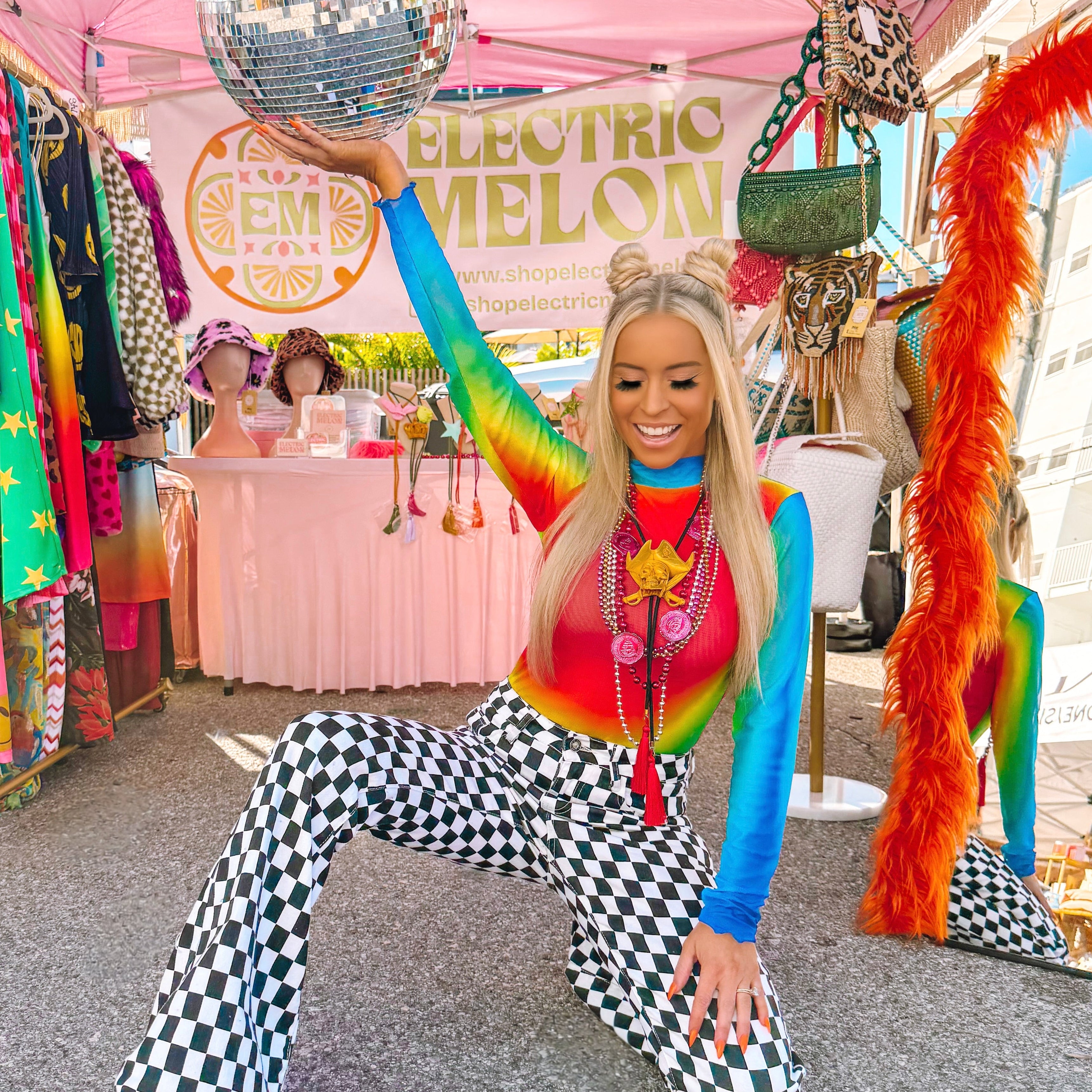 Pirate Bolo Gold with Black & Red