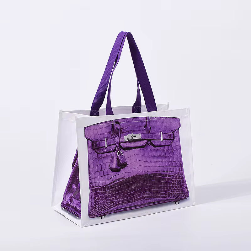 Fake It Till You Tote It Purple Bag