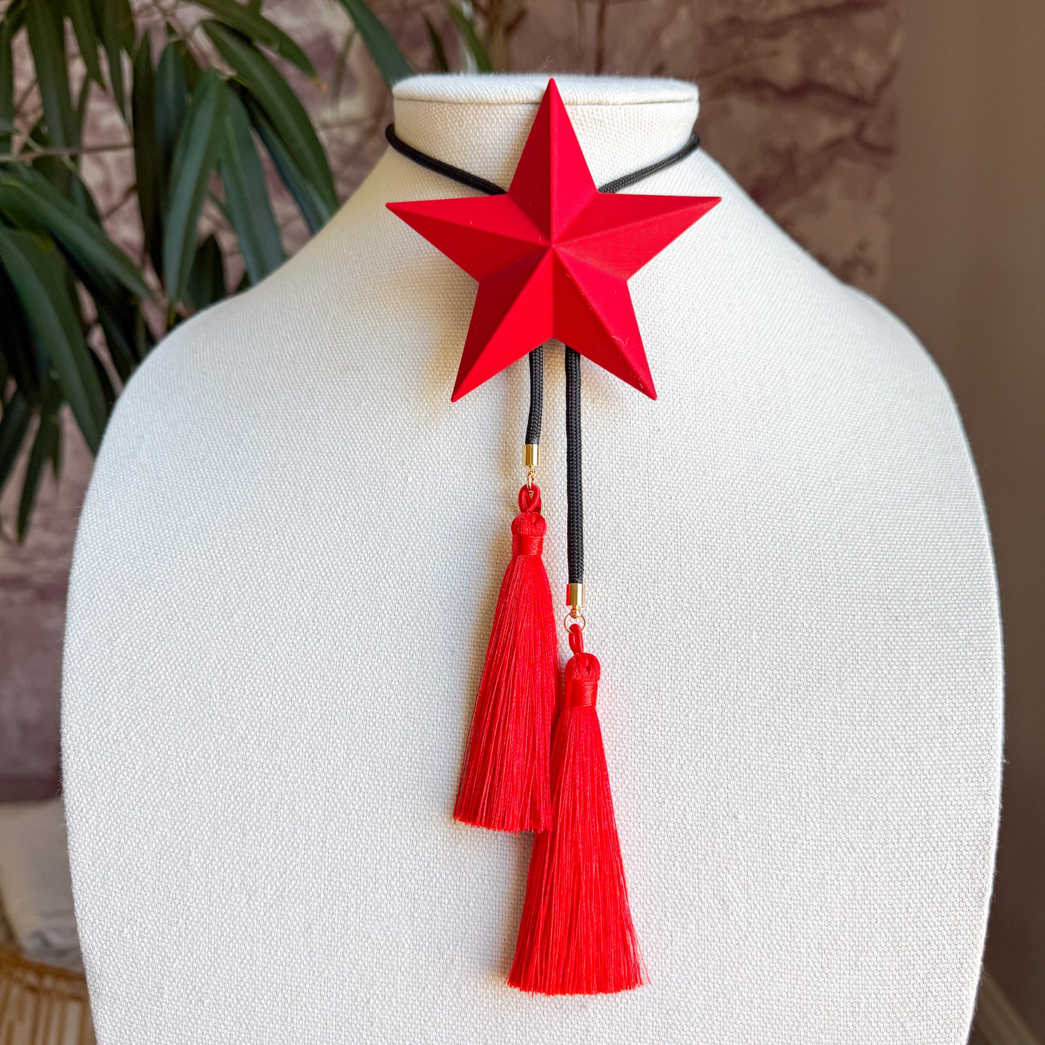 Lone Star Crimson with Black & Red