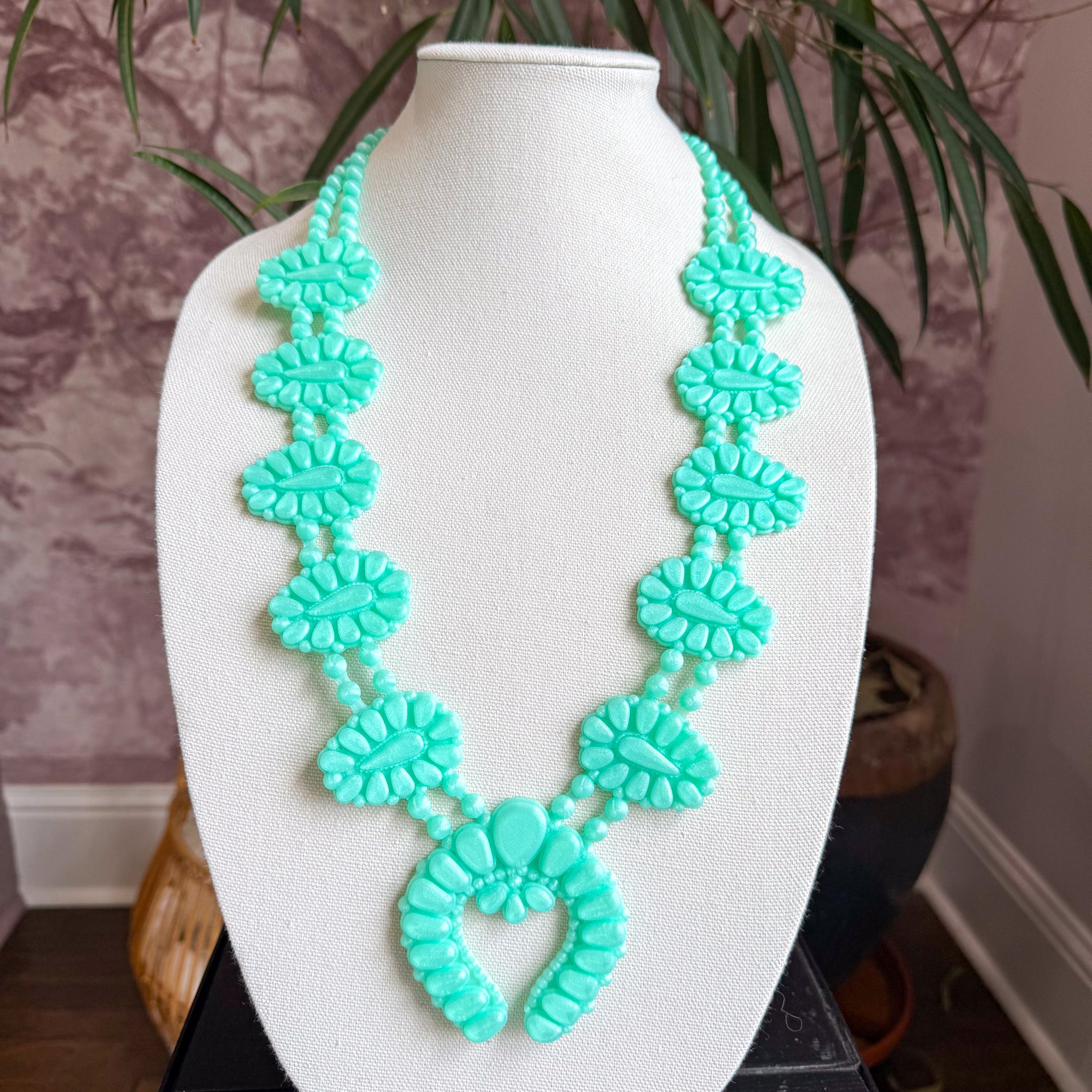 Golden Hour Necklace in Stardust Mint