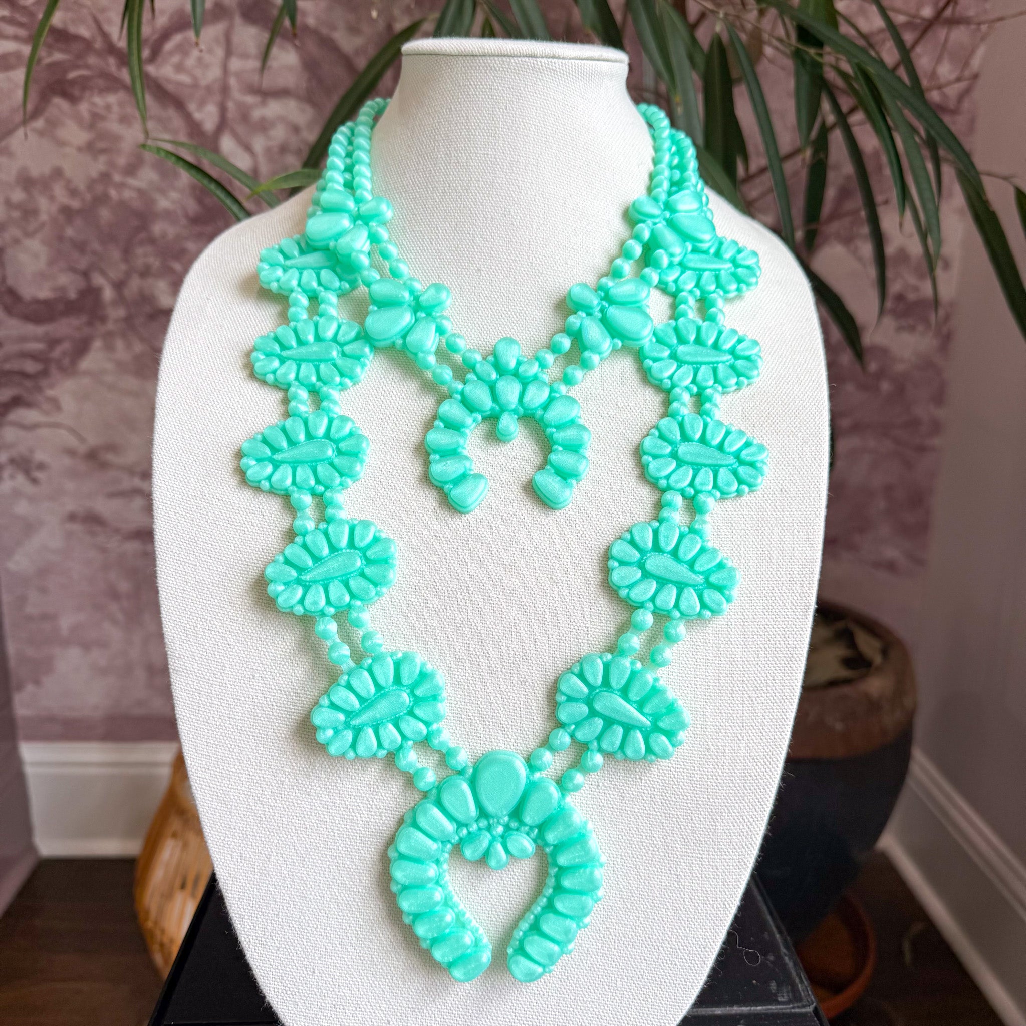 Golden Hour Necklace in Stardust Mint