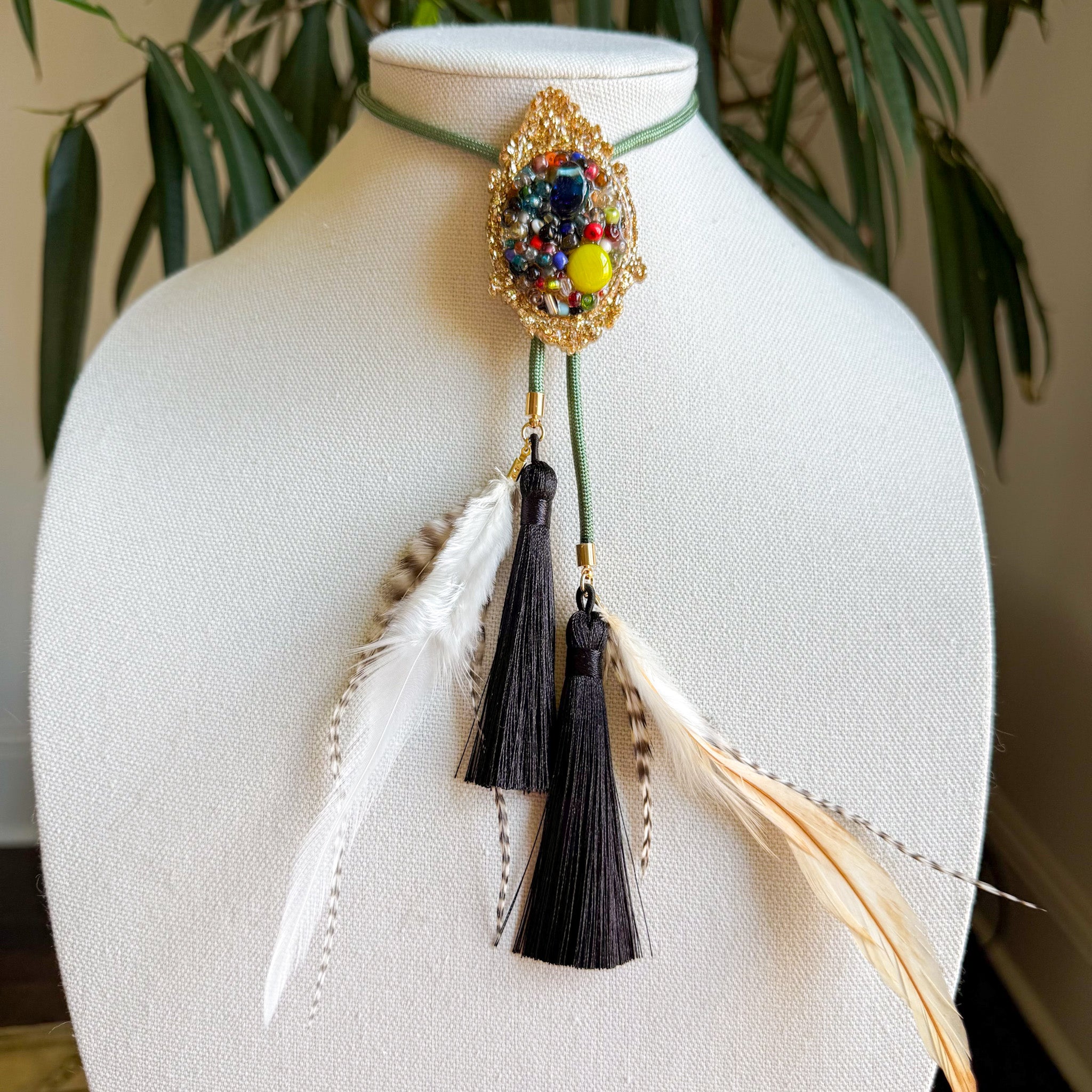 Mardi Gras Indian Tribute Bolo No. 4