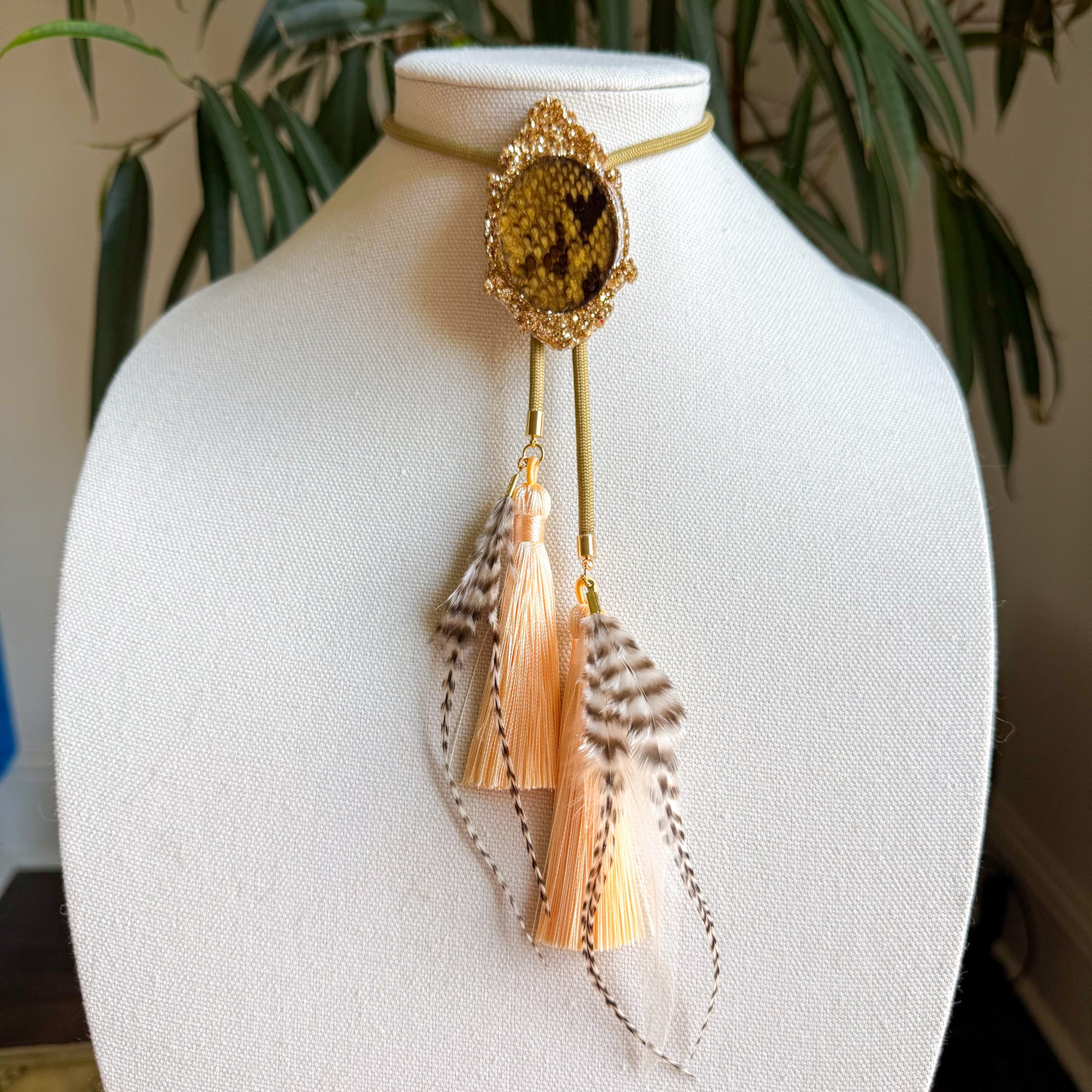 Mardi Gras Indian Tribute Bolo No. 3