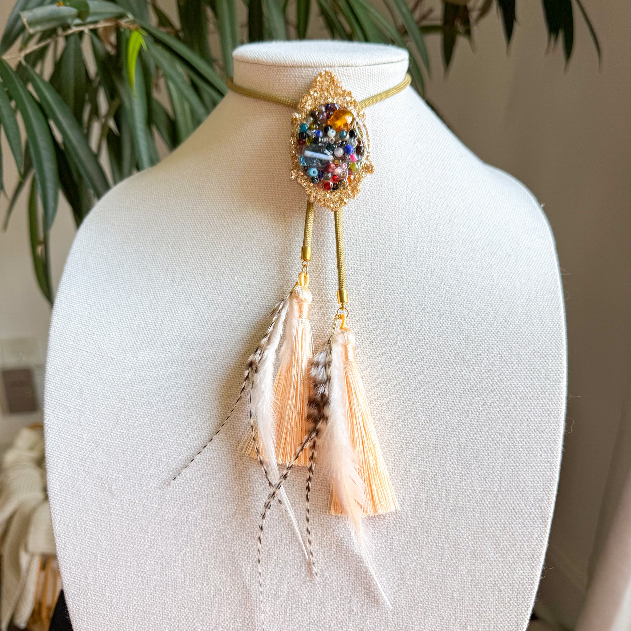 Mardi Gras Indian Tribute Bolo No. 1