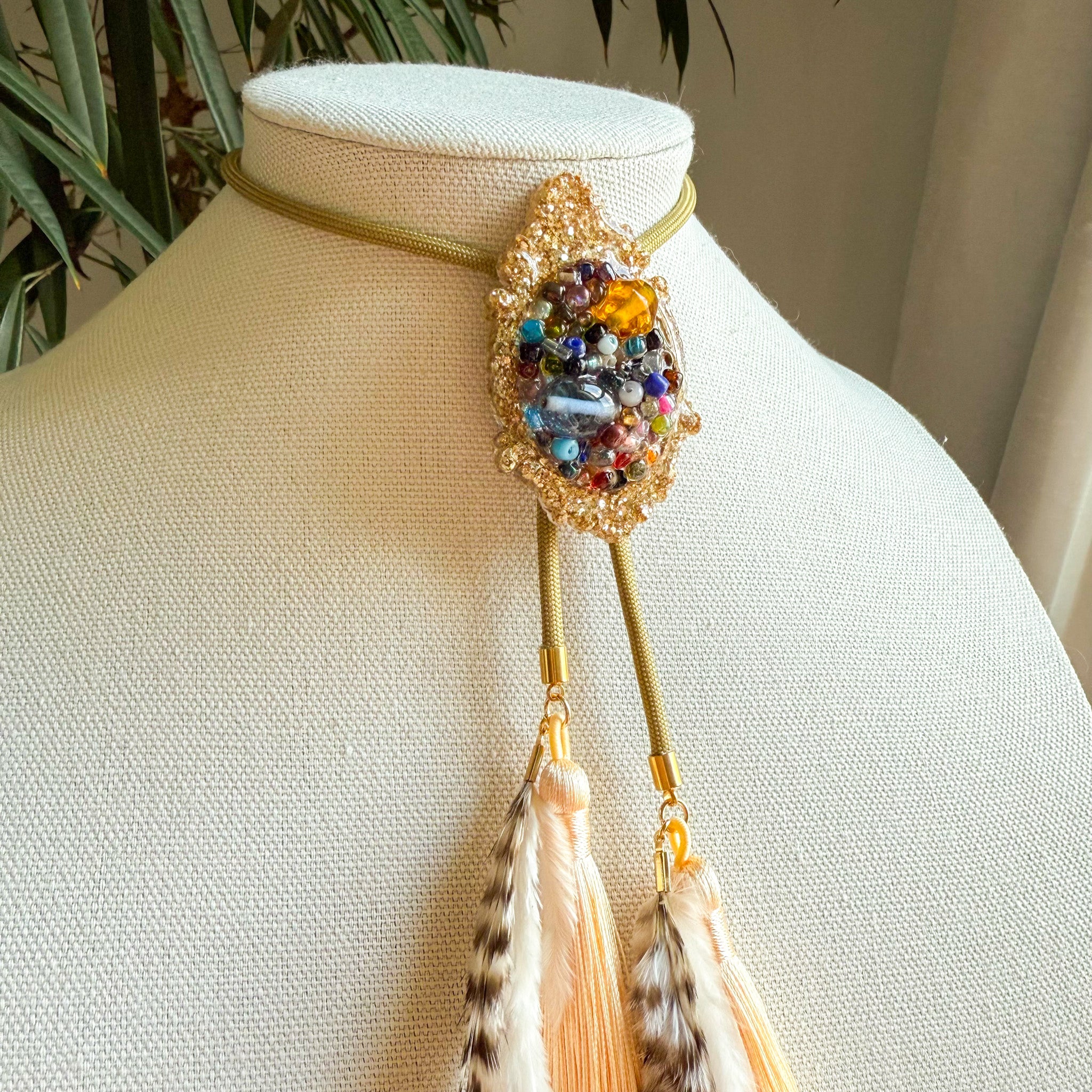 Mardi Gras Indian Tribute Bolo No. 1