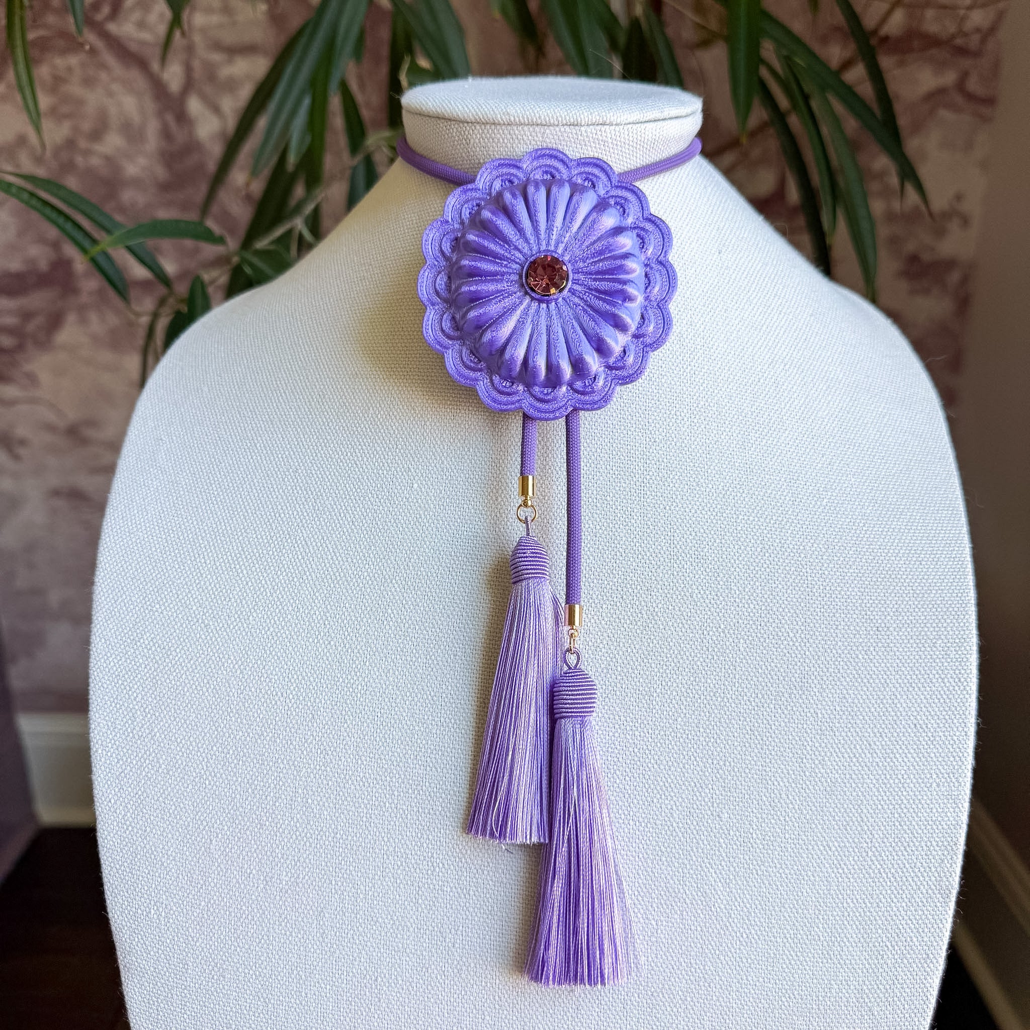 Concho Bolo Sugar Purple with Lavender & Lavender