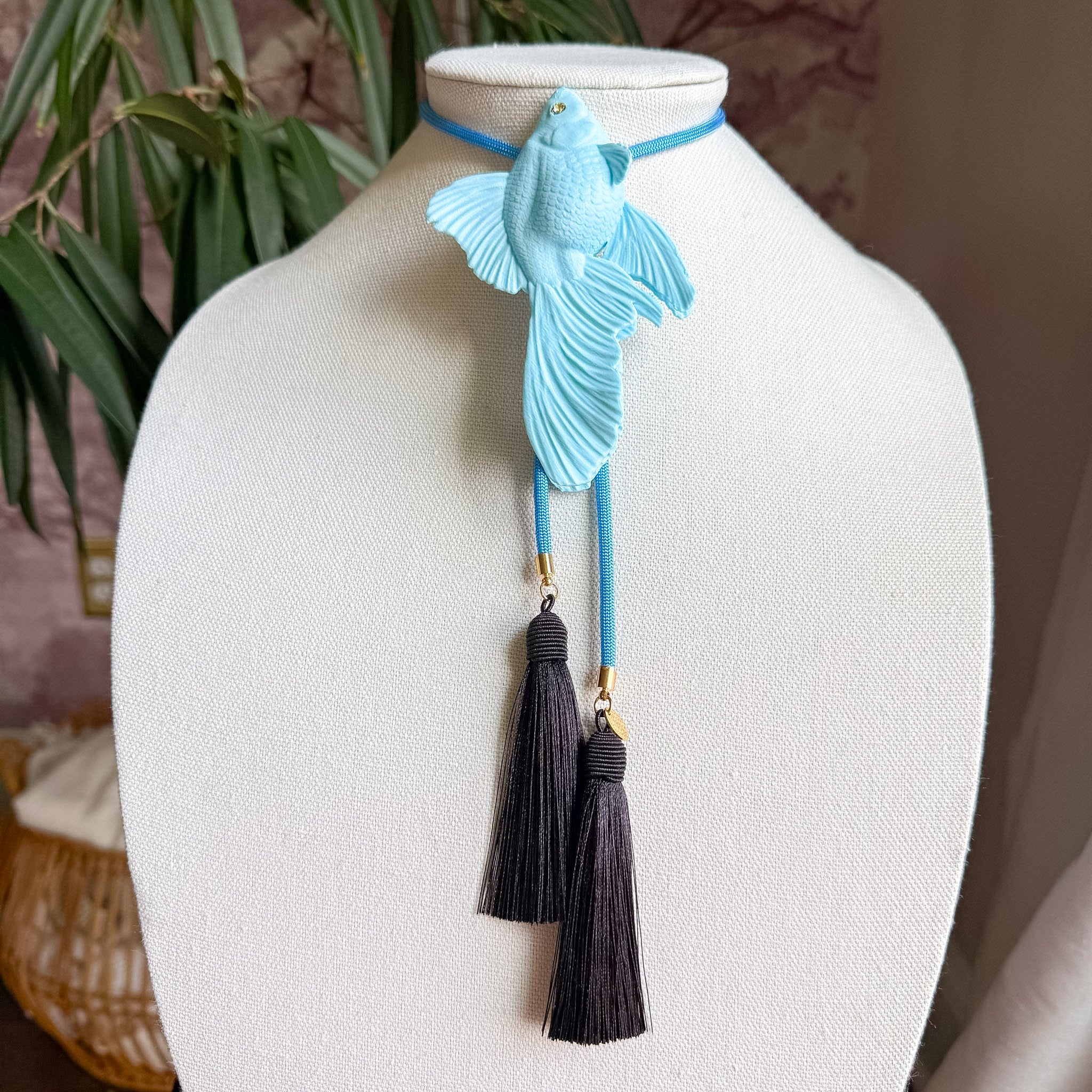 Goldfish Bolo Baby Blue with Baby Blue & Black