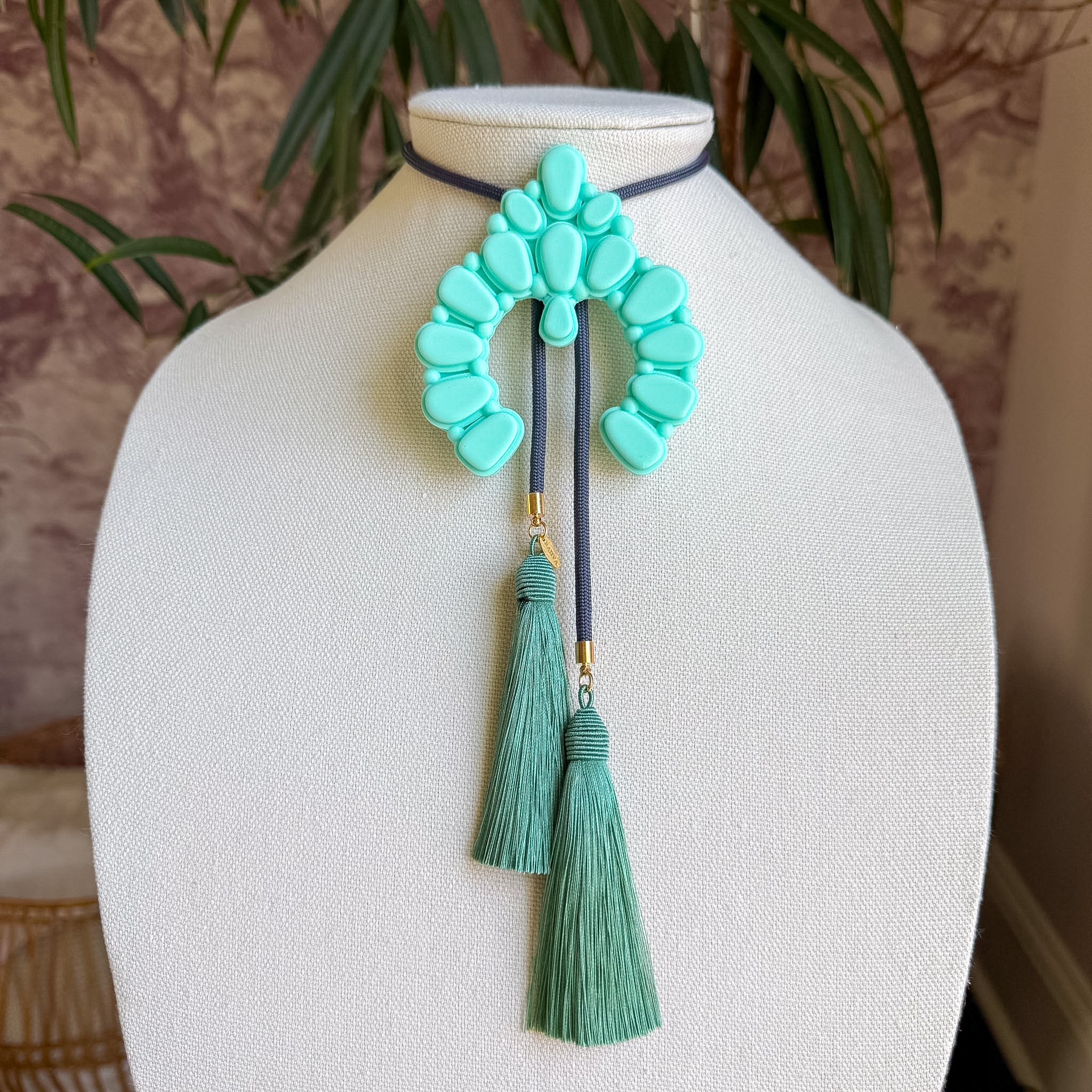 Naja Bolo Turquoise with Storm Blue & Peacock