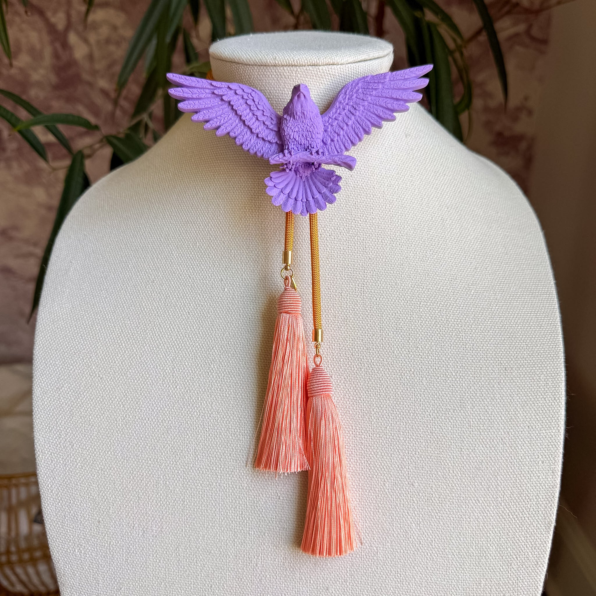 Eagle Bolo Lavender with Golden Yellow & Peach
