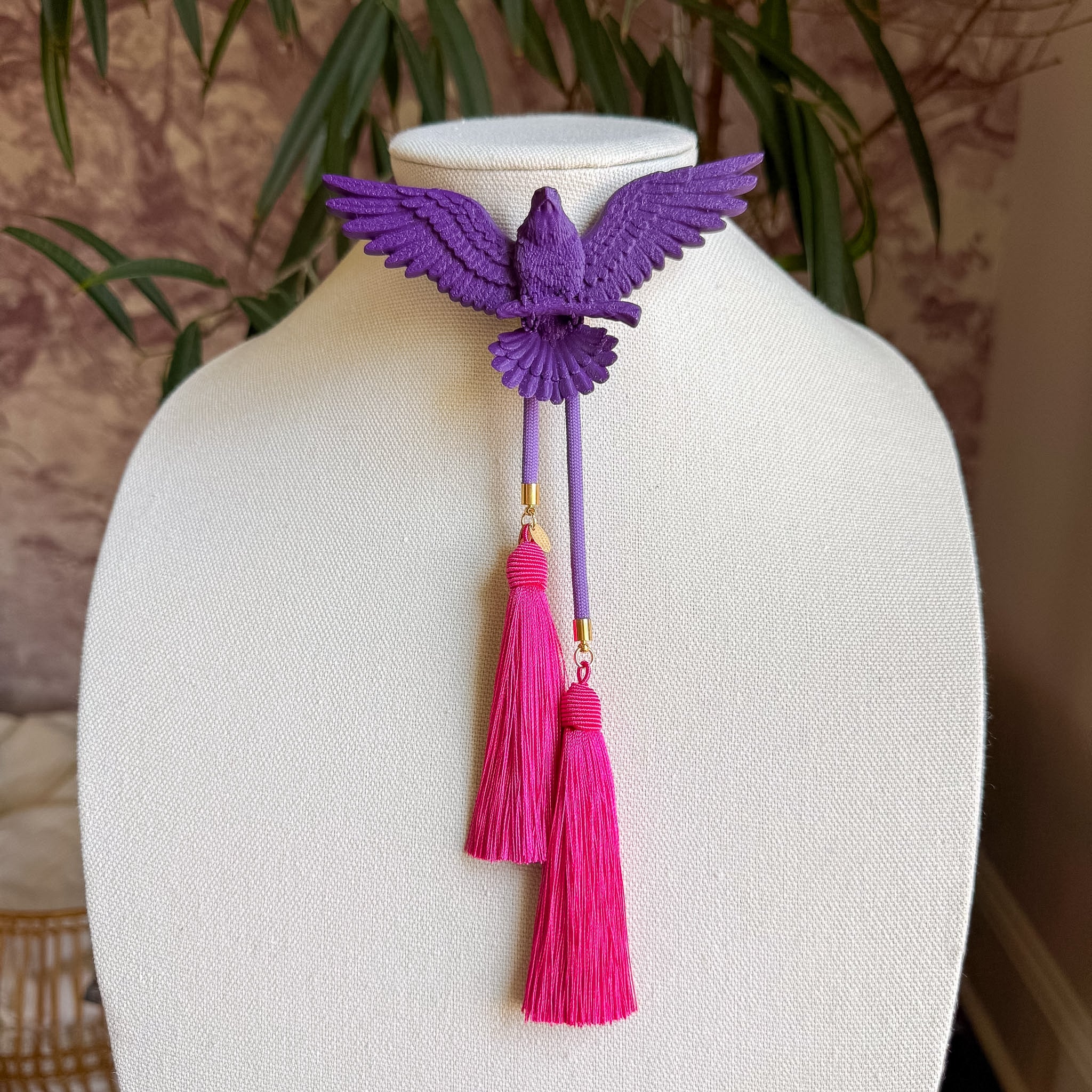 Eagle Bolo Deep Purple with Lavender & Fuchsia