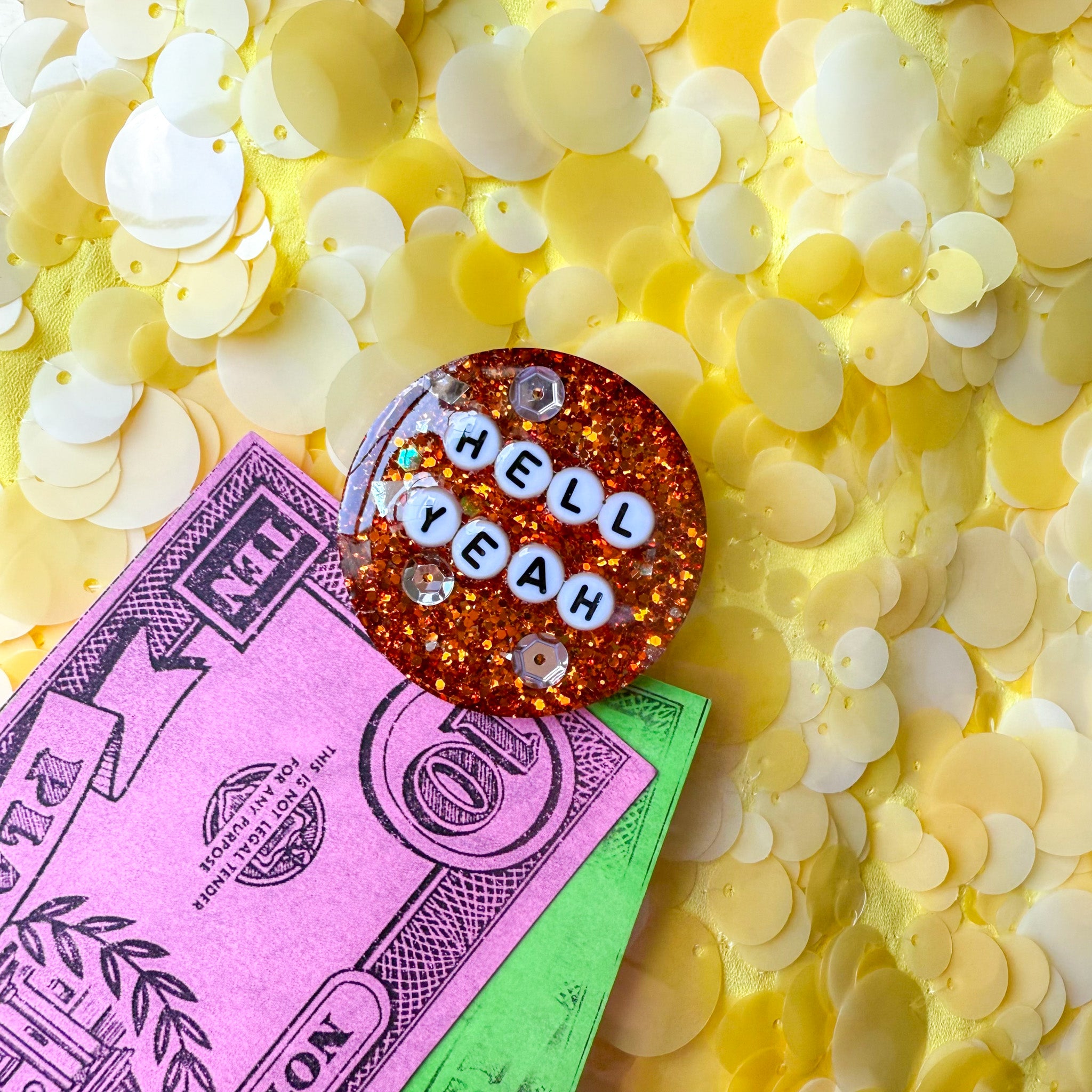 Glitterati Birthday Badge No. 80
