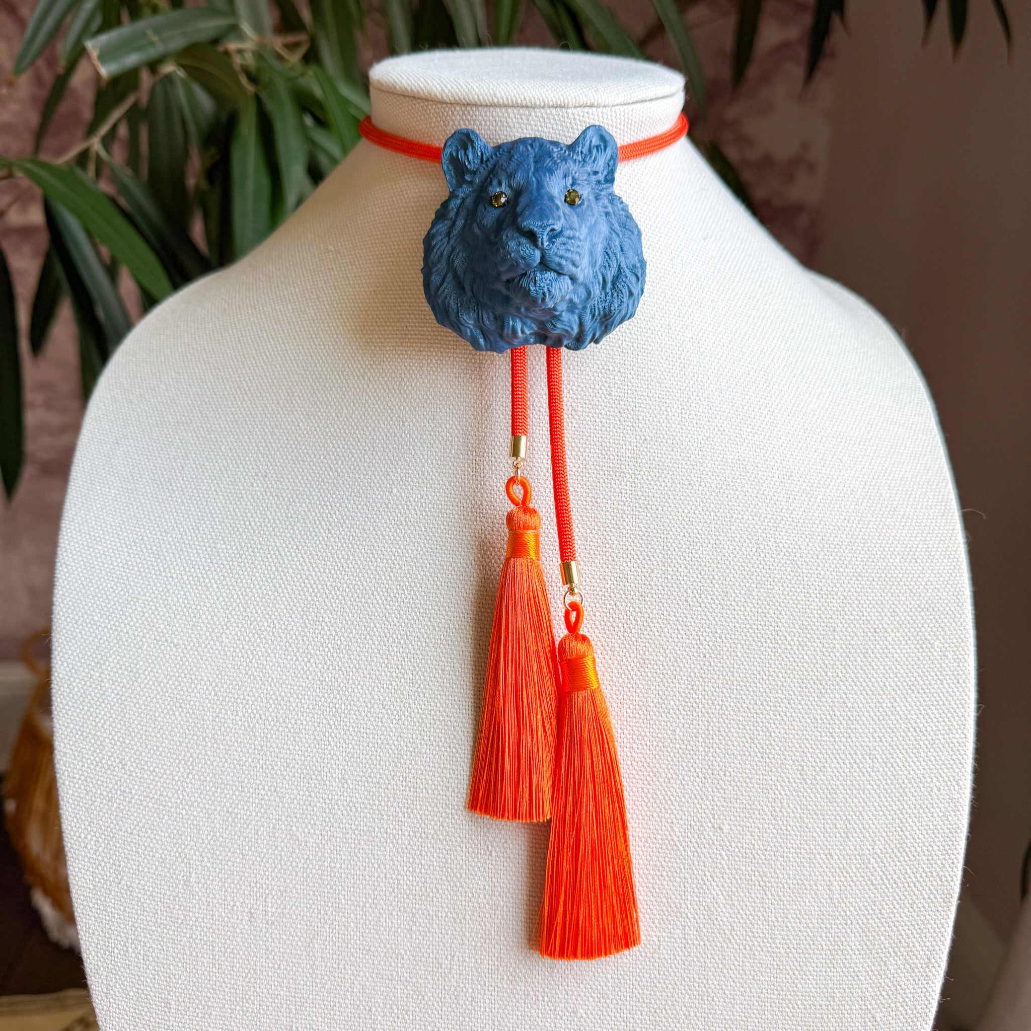 Tiger Bolo Storm Blue with Solar Orange & Orange