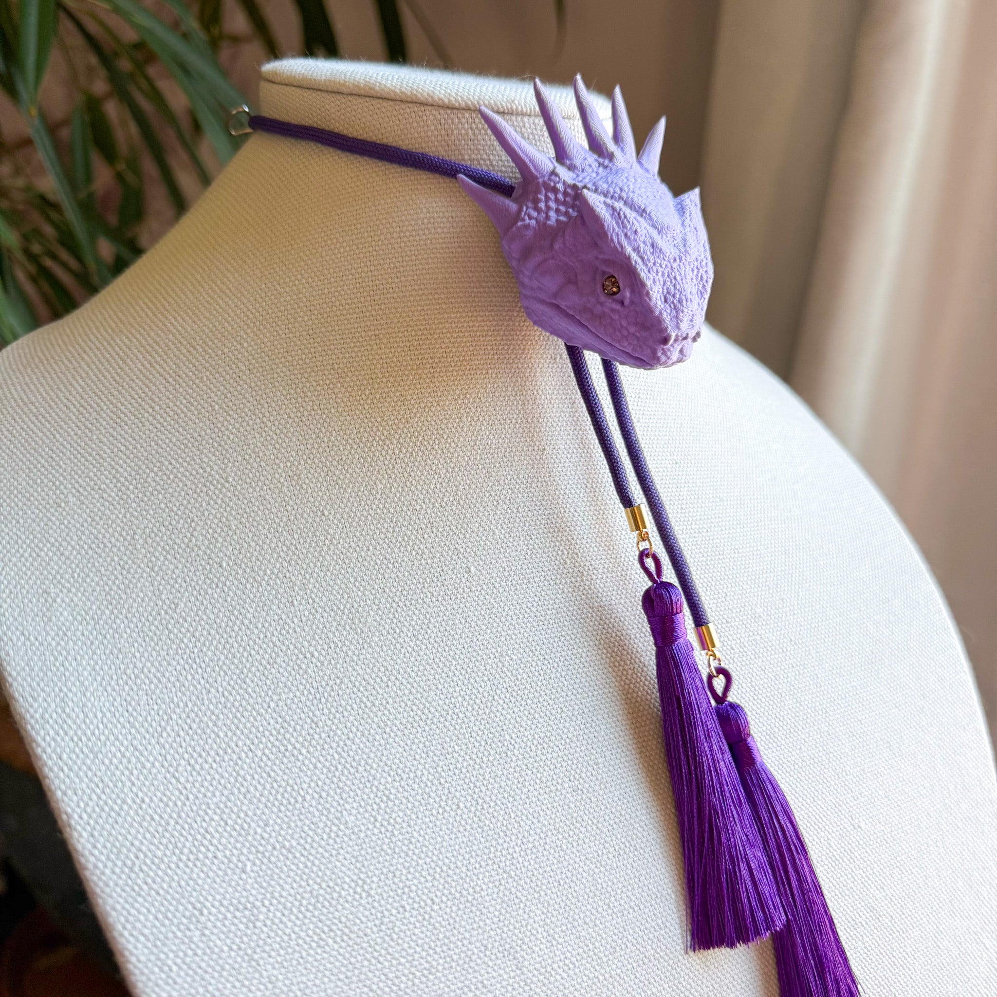 Horned Frog Bolo Lavender with Deep Purple & Deep Purple