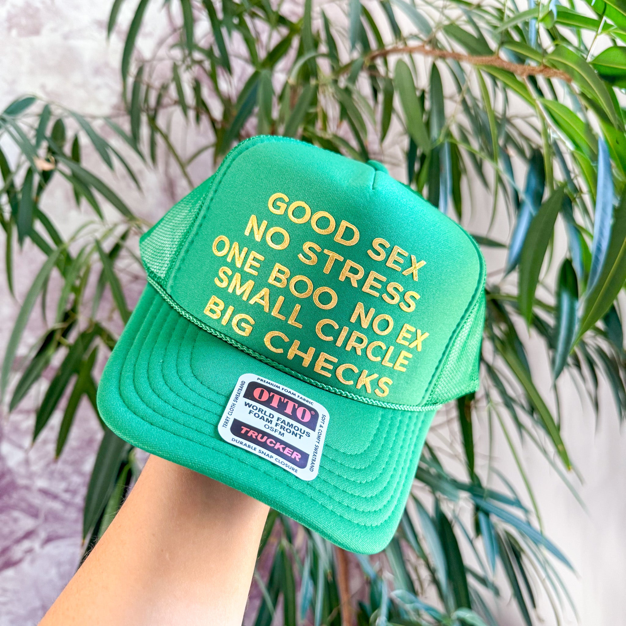 Personal Anthem Kelly Green Trucker Hat